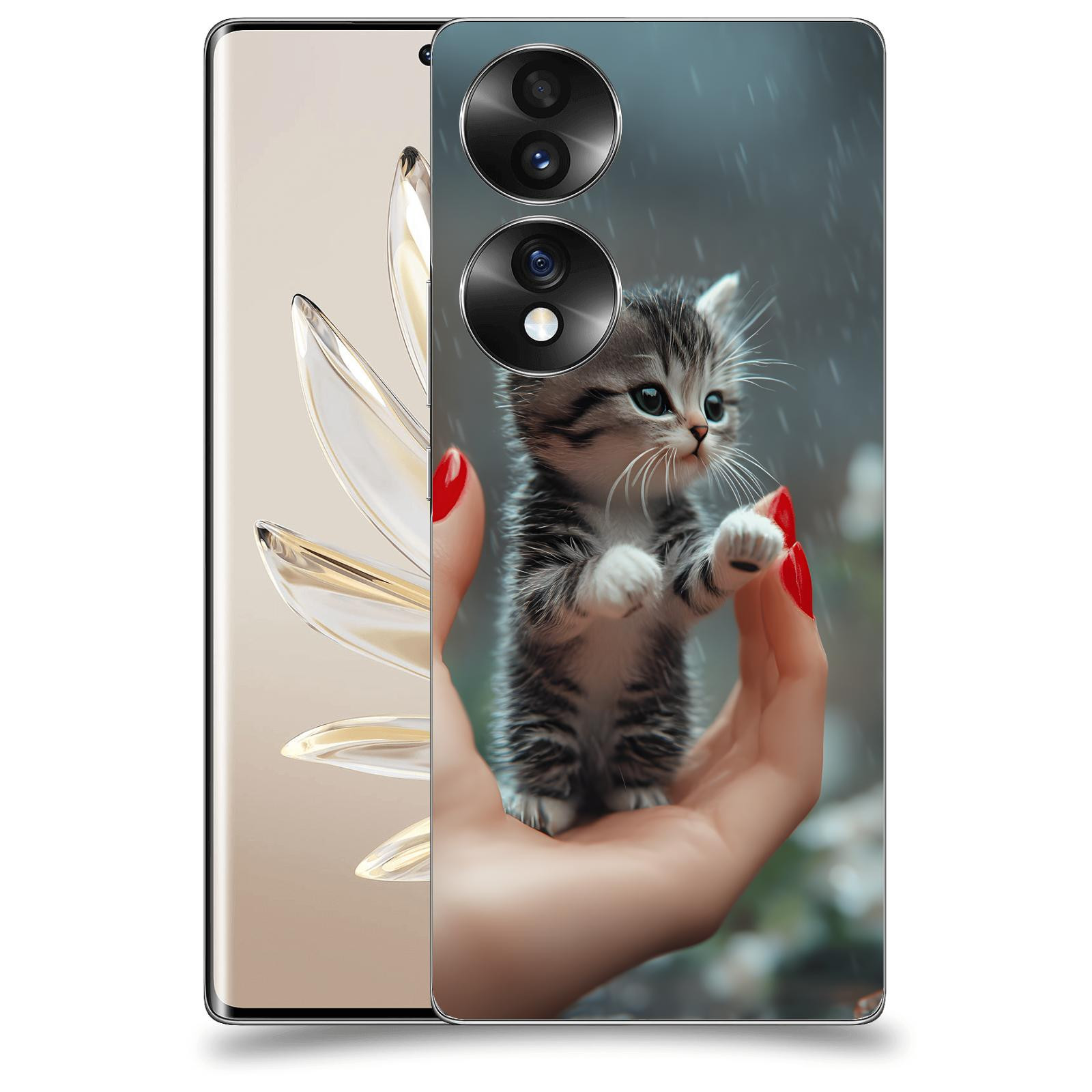 ACOVER Kryt na mobil Honor 70 - Koťátko