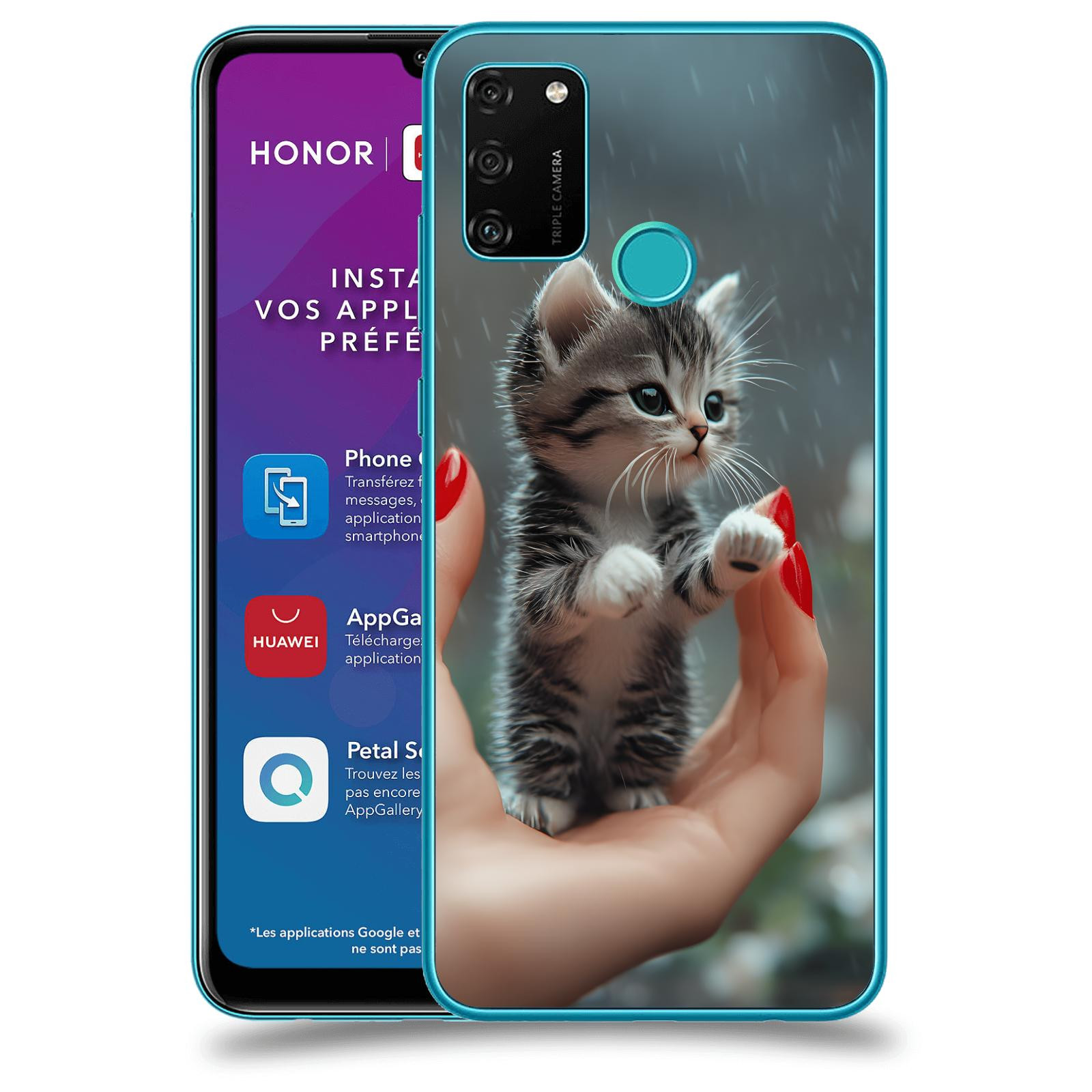 ACOVER Kryt na mobil Honor 9A - Koťátko