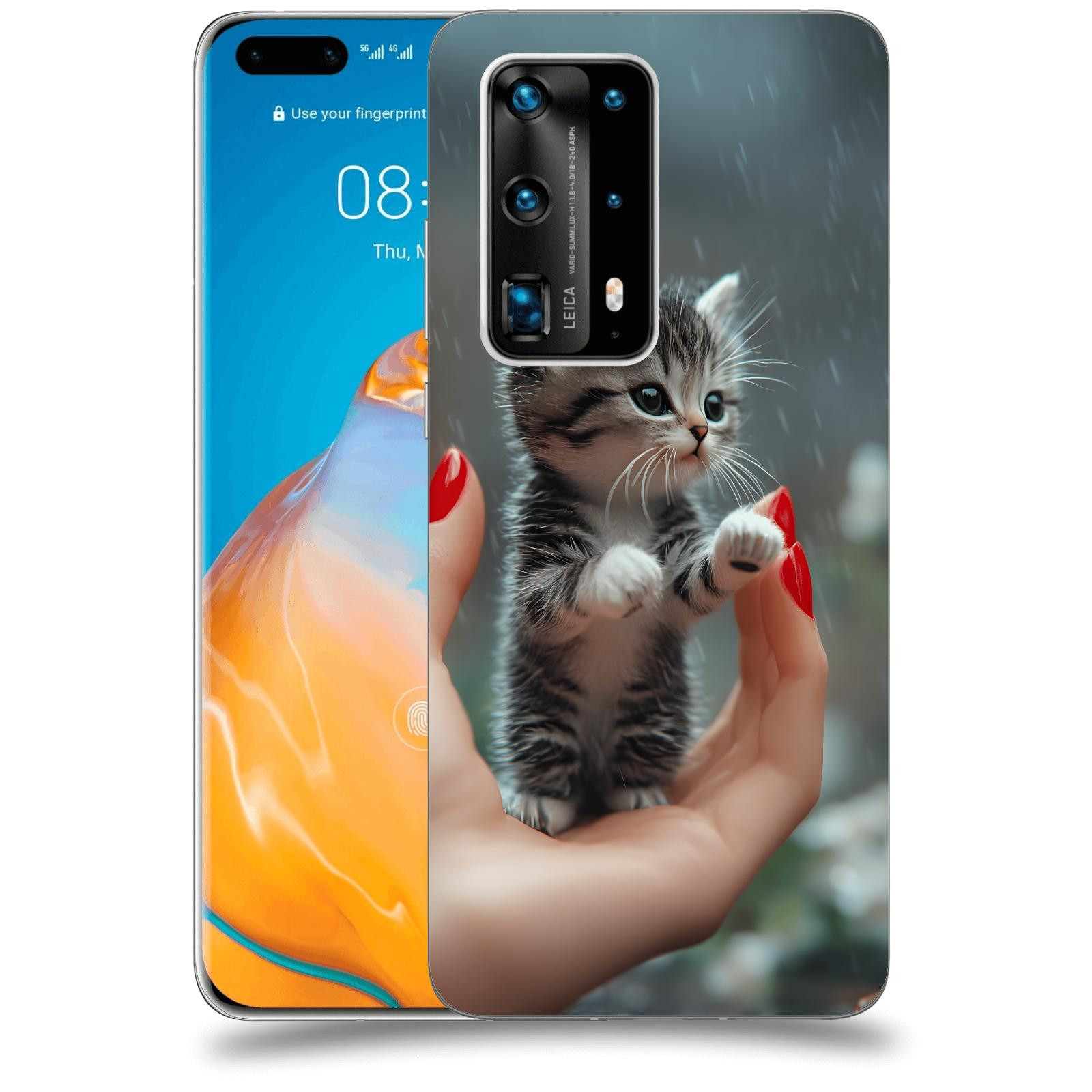 ACOVER Kryt na mobil Huawei P40 Pro - Koťátko
