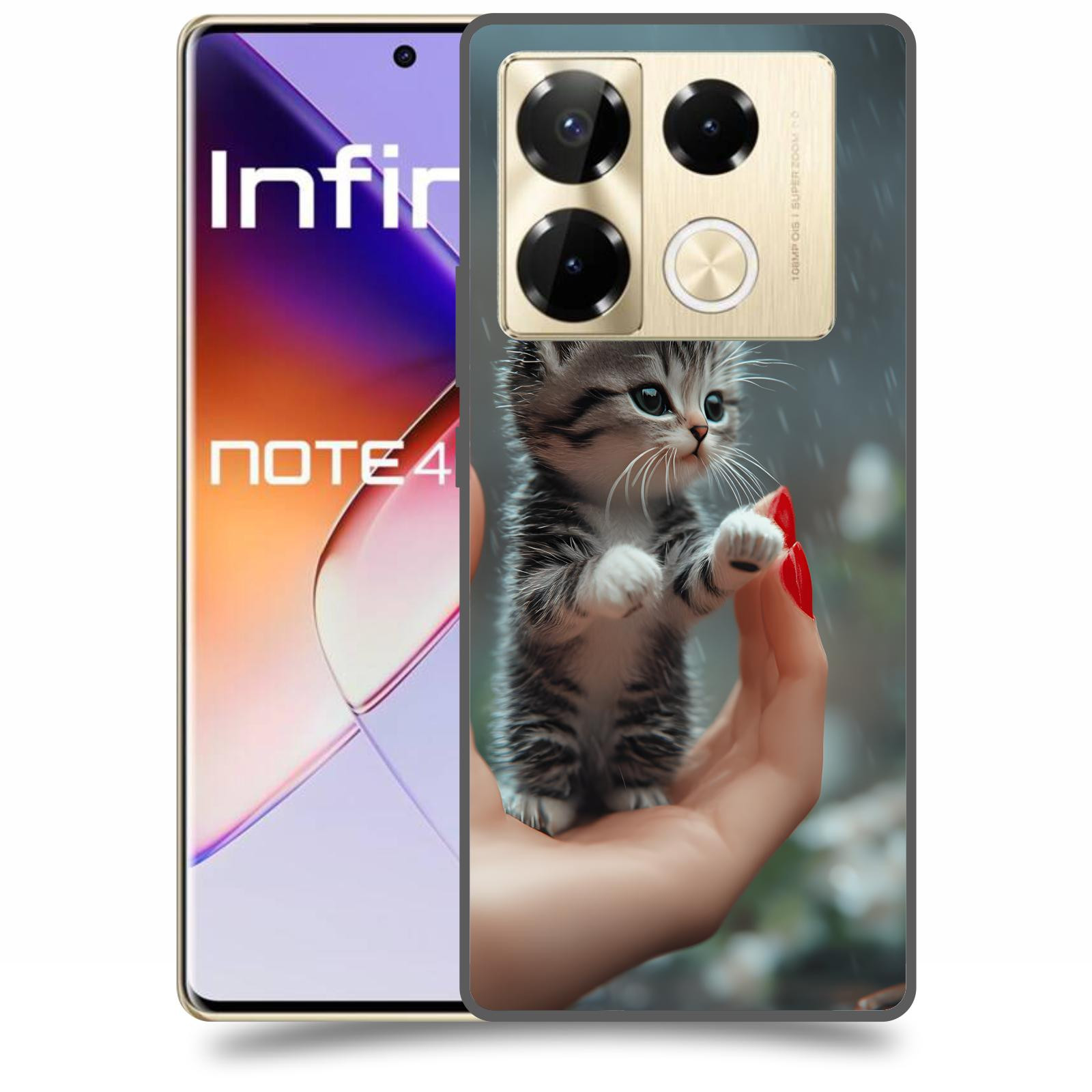 ACOVER Kryt na mobil Infinix Note 40 PRO - Koťátko