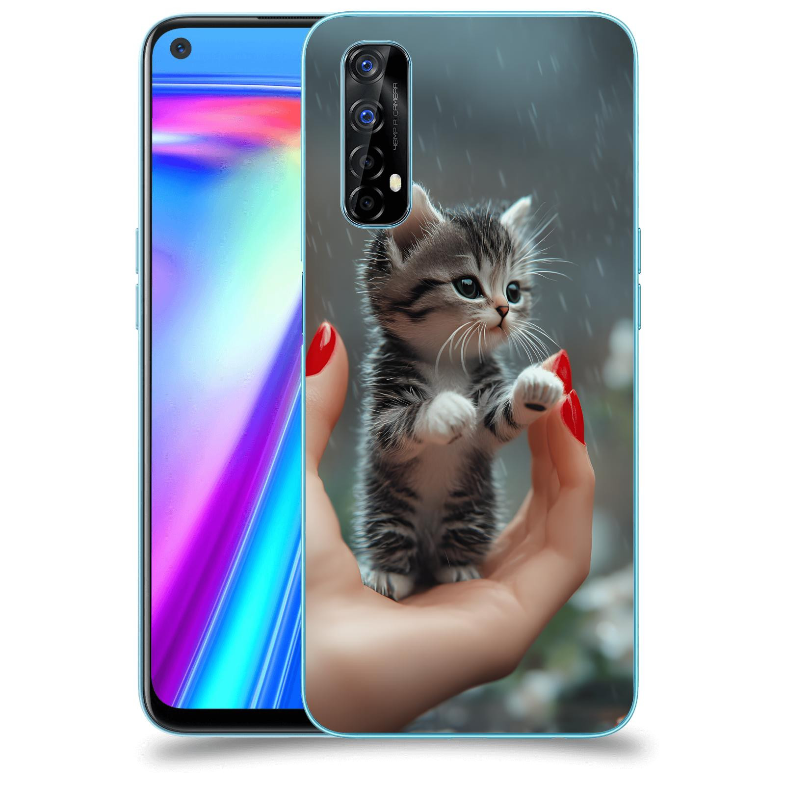 ACOVER Kryt na mobil Realme 7 - Koťátko