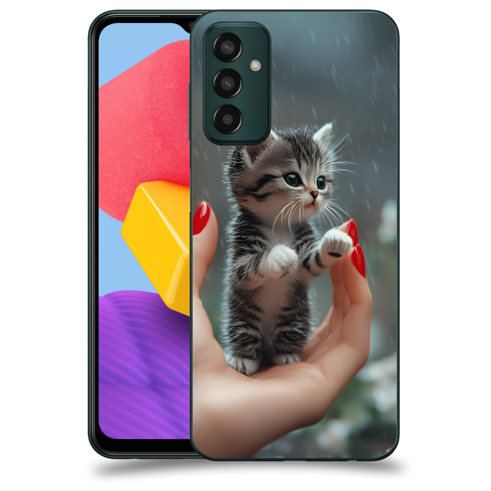 ACOVER Kryt na mobil Samsung Galaxy M13 M135F - Koťátko