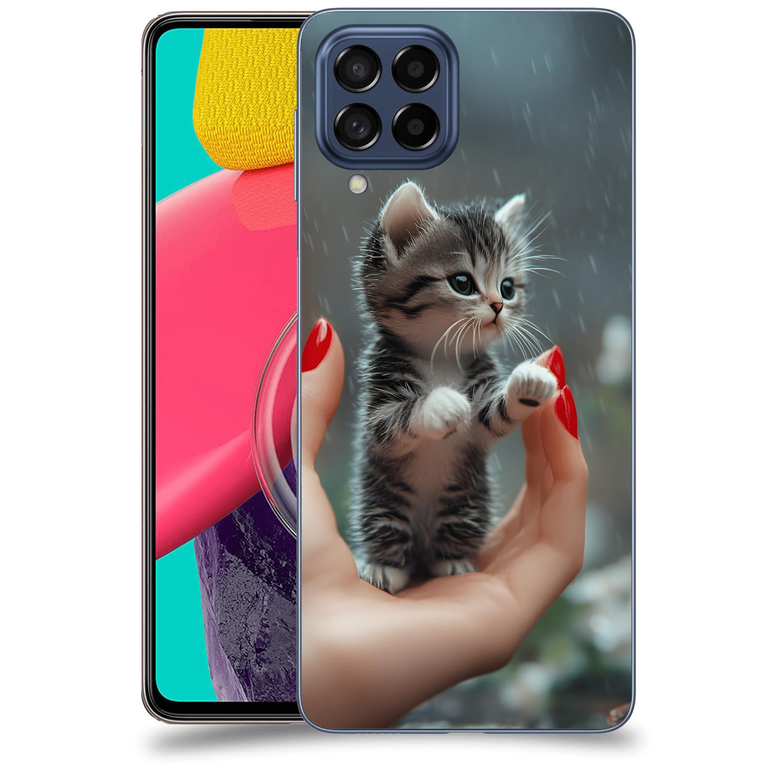 ACOVER Kryt na mobil Samsung Galaxy M53 5G - Koťátko