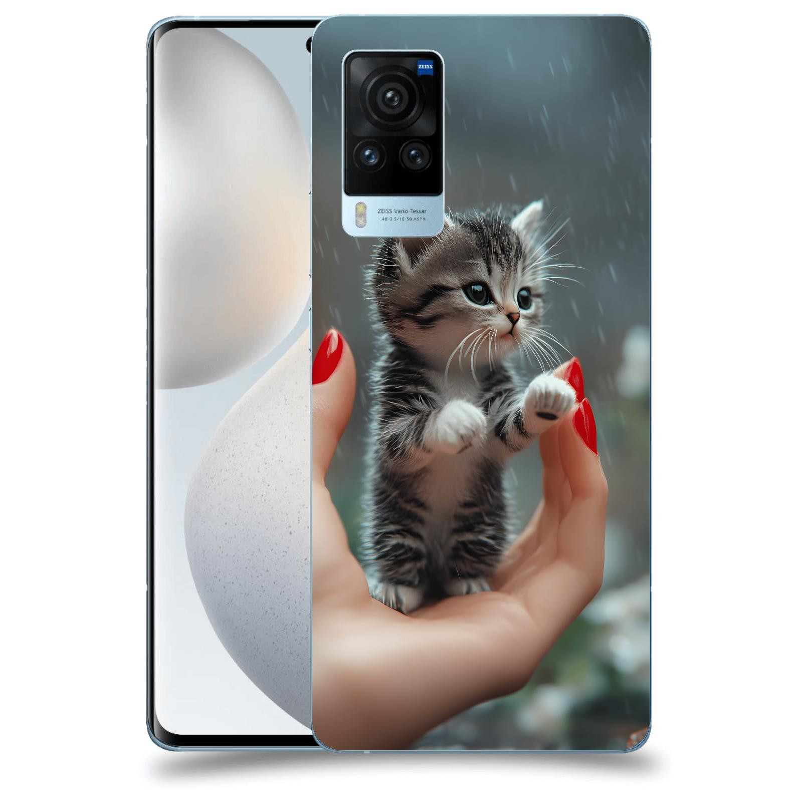 ACOVER Kryt na mobil Vivo X60 Pro 5G - Koťátko