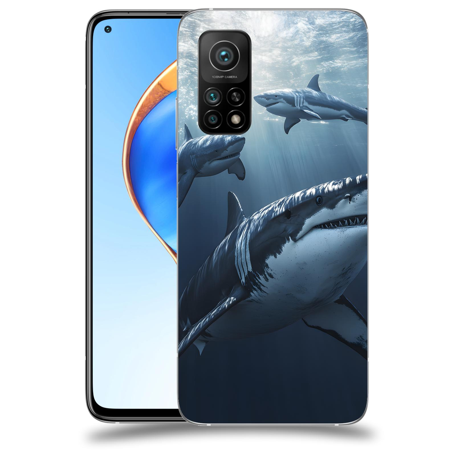 ACOVER Kryt na mobil Xiaomi Mi 10T Pro - Žraloci