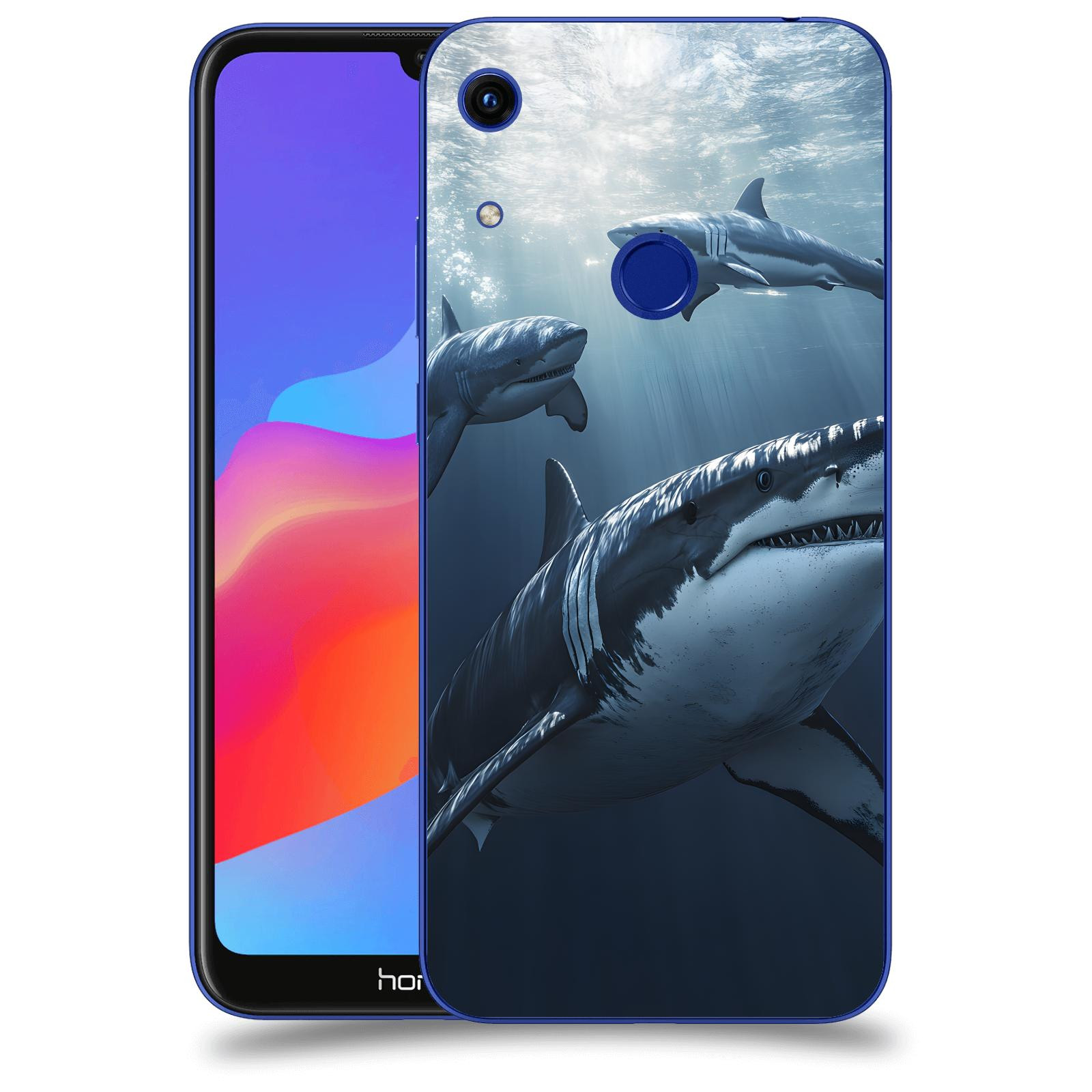 ACOVER Kryt na mobil Honor 8A - Žraloci