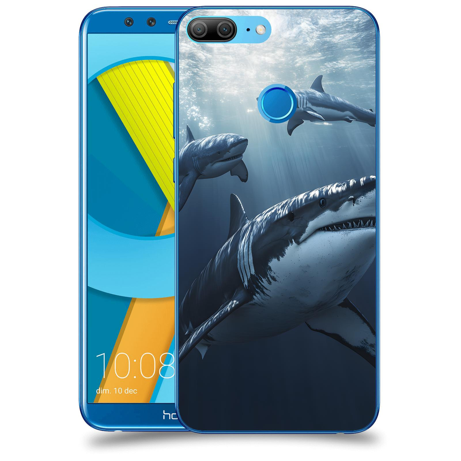 ACOVER Kryt na mobil Honor 9 Lite - Žraloci