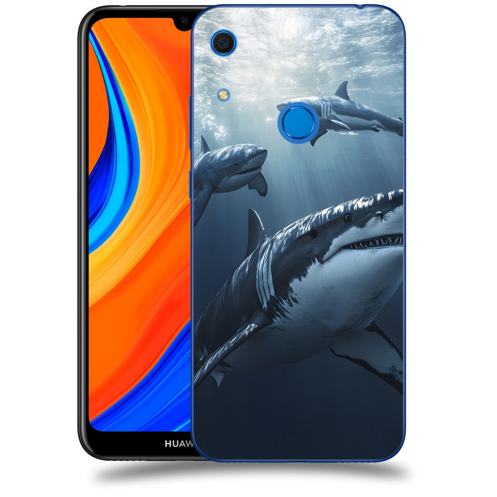 ACOVER Kryt na mobil Huawei Y6S - Žraloci