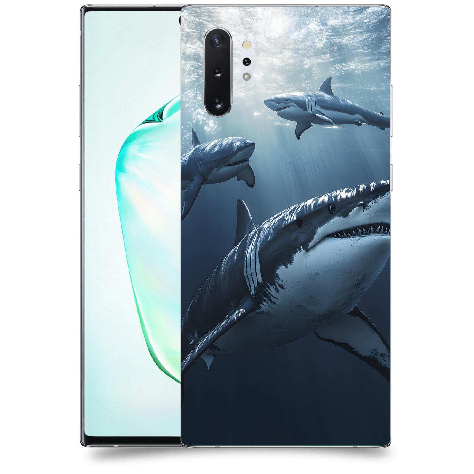 ACOVER Kryt na mobil Samsung Galaxy Note 10+ N975F - Žraloci