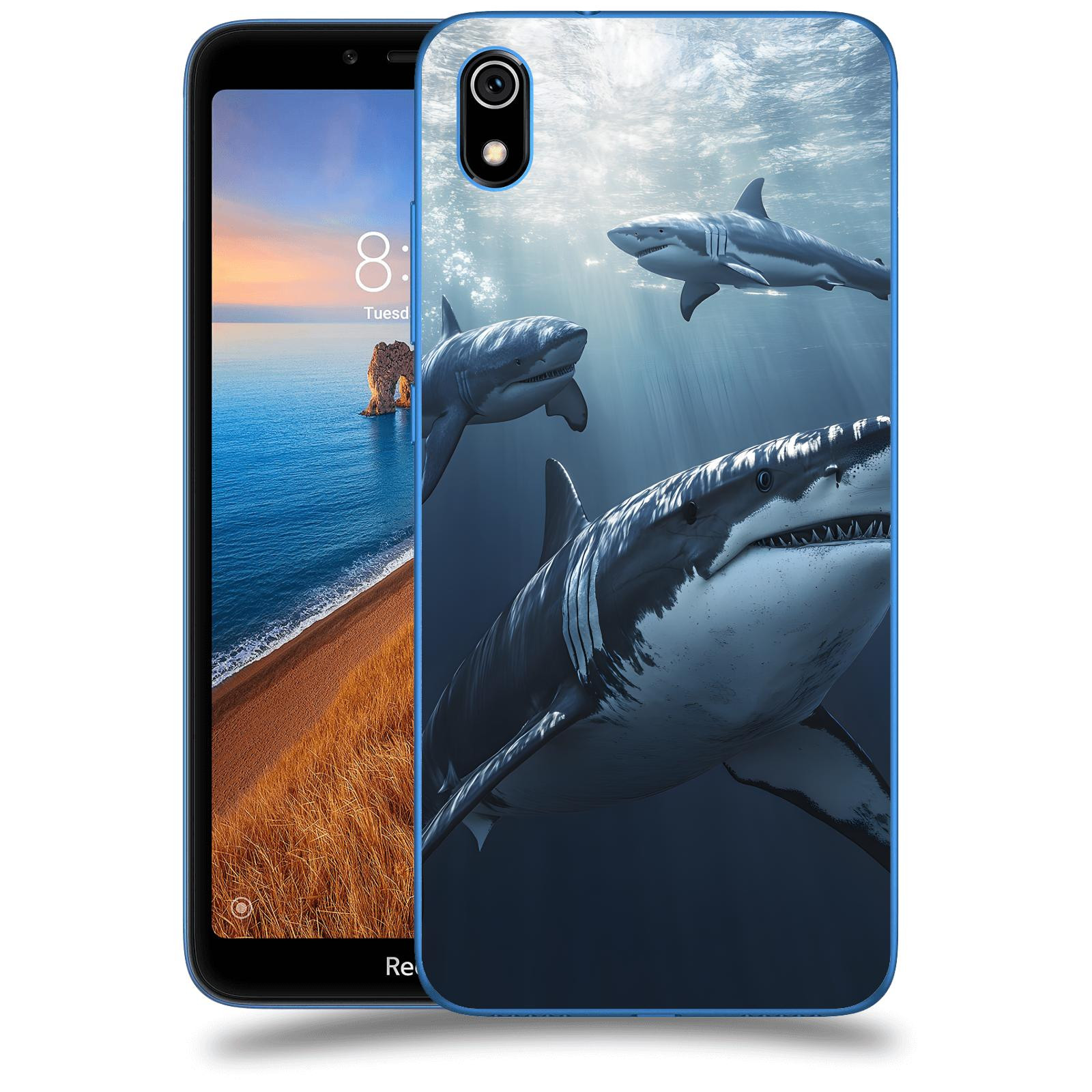 ACOVER Kryt na mobil Xiaomi Redmi 7A - Žraloci