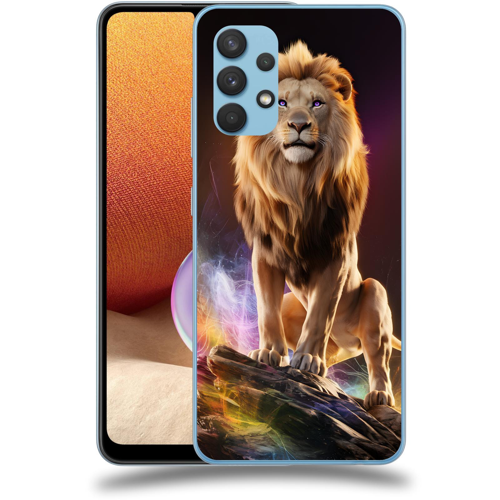 ACOVER Kryt na mobil Samsung Galaxy A32 4G SM-A325F - Magic Lion