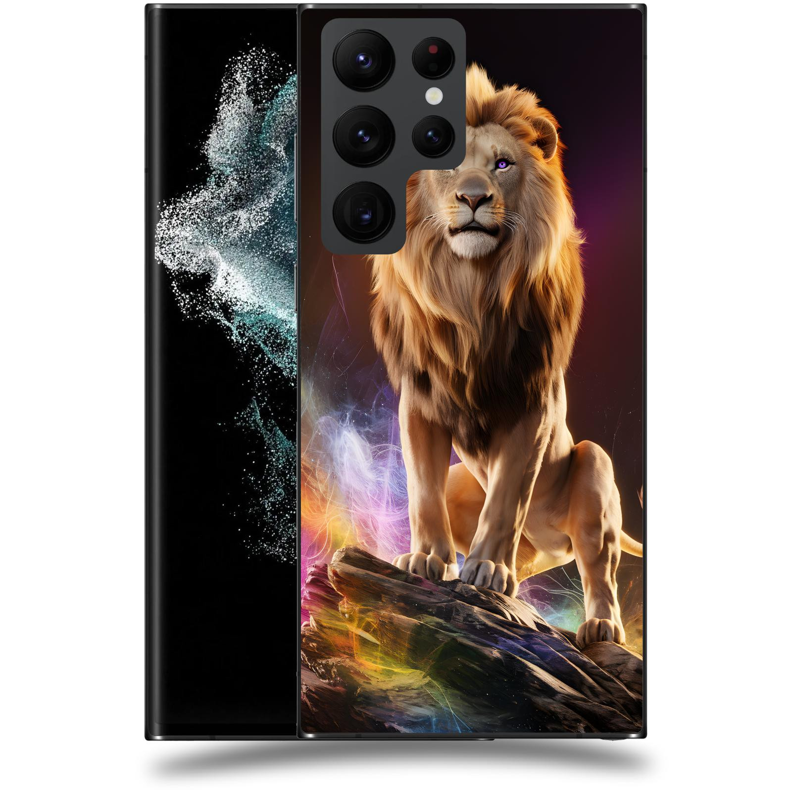 ACOVER Kryt na mobil Samsung Galaxy S22 Ultra 5G - Magic Lion
