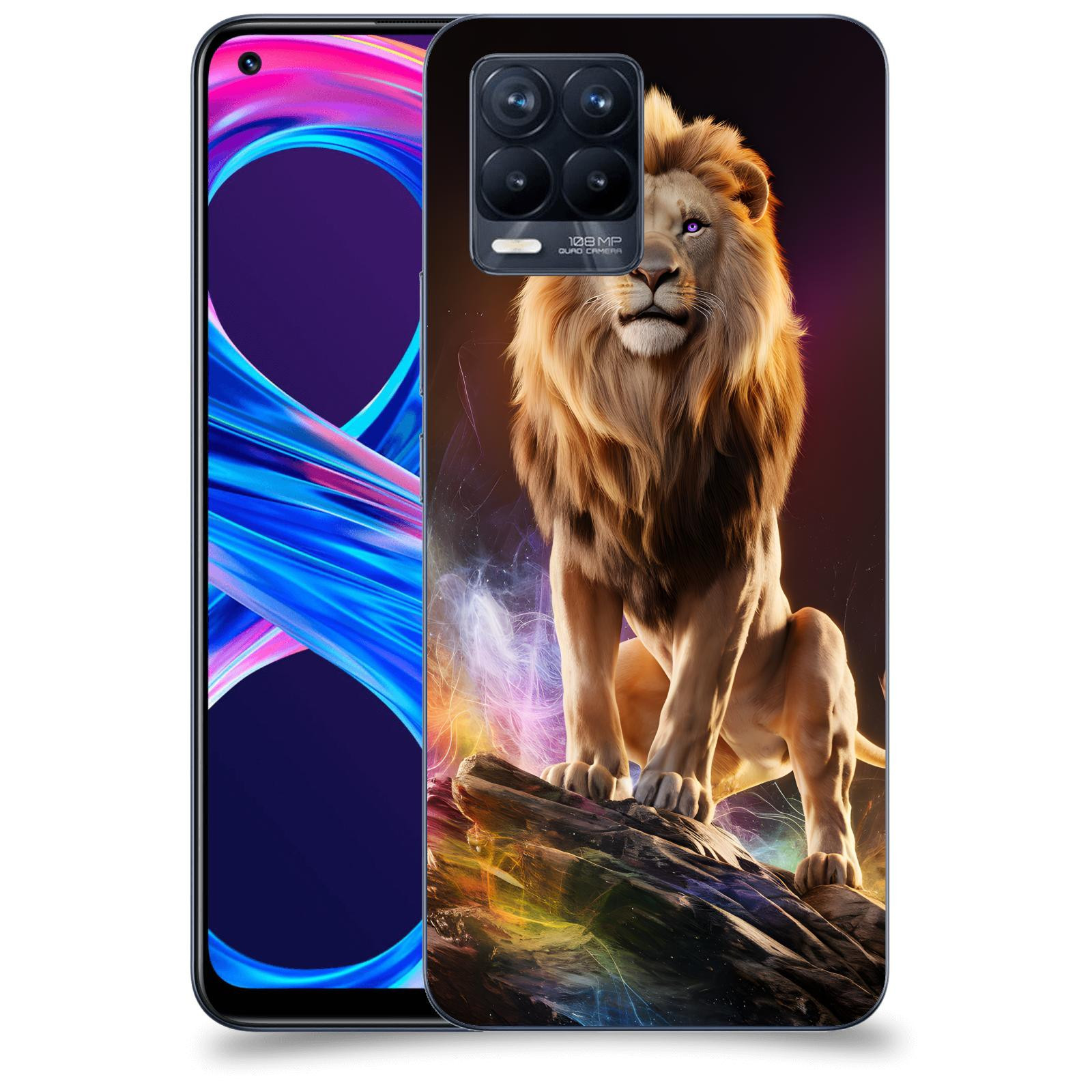 ACOVER Kryt na mobil Realme 8 Pro - Magic Lion