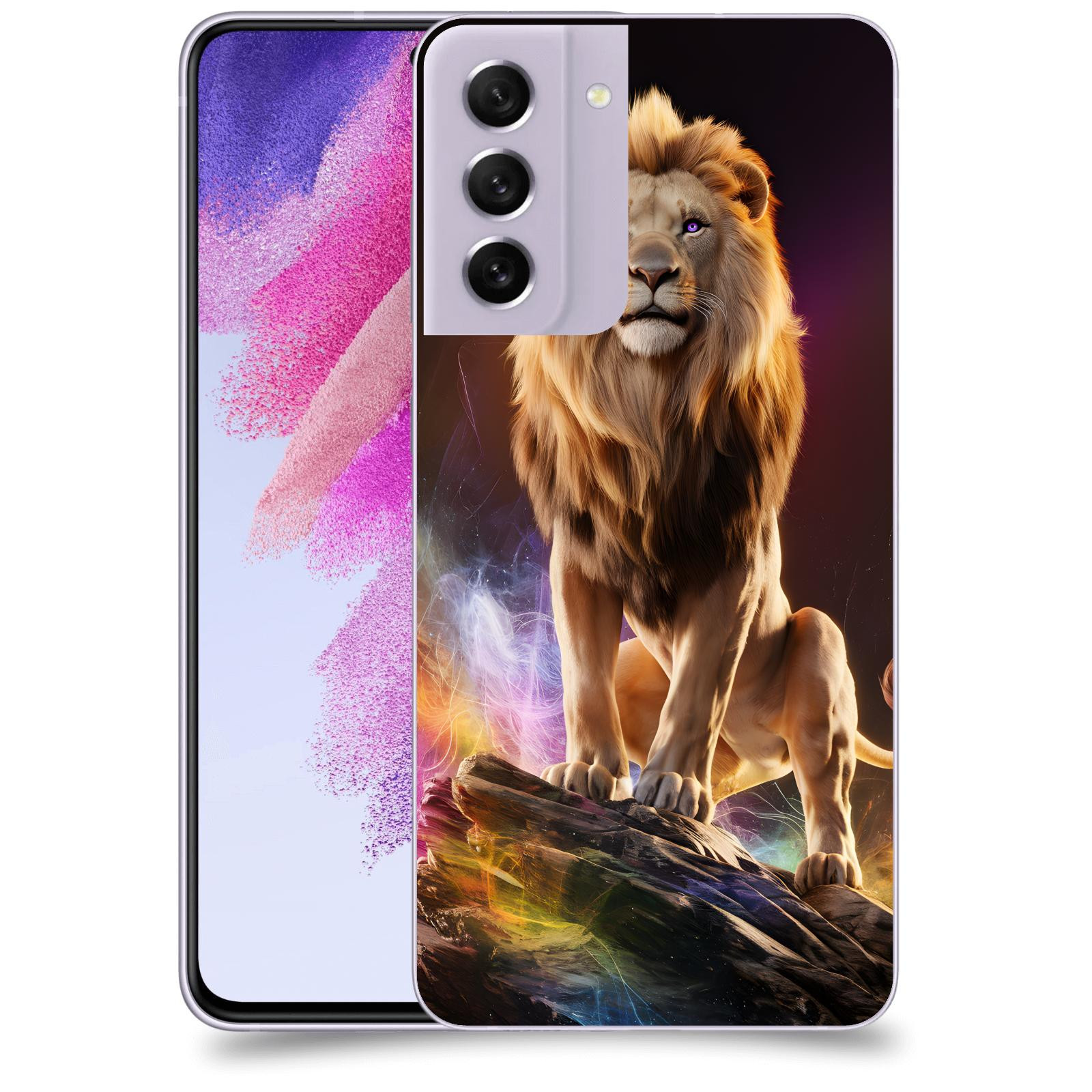 ACOVER Kryt na mobil Samsung Galaxy S21 FE 5G - Magic Lion