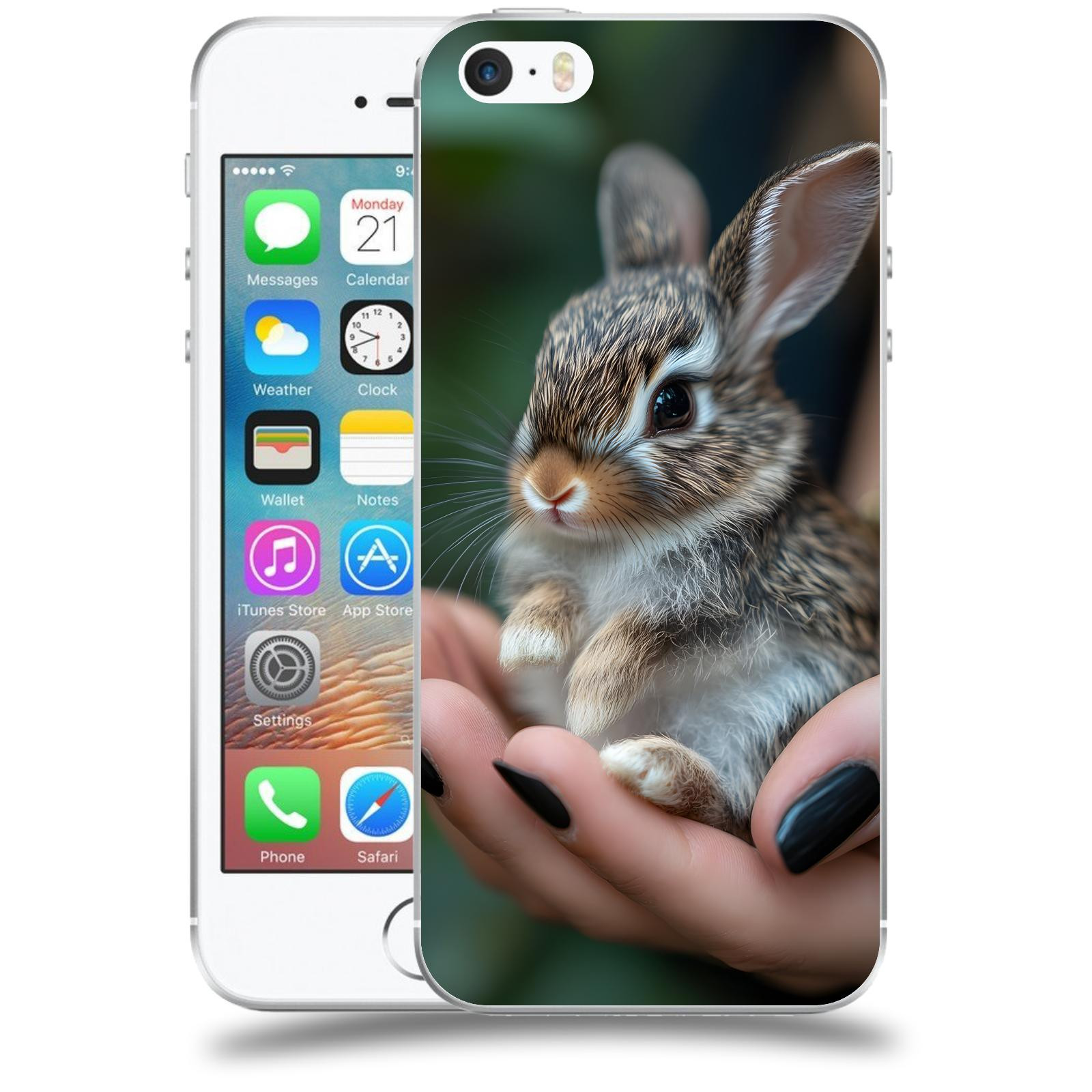 ACOVER Kryt na mobil Apple iPhone 5/5S/SE - Králíček