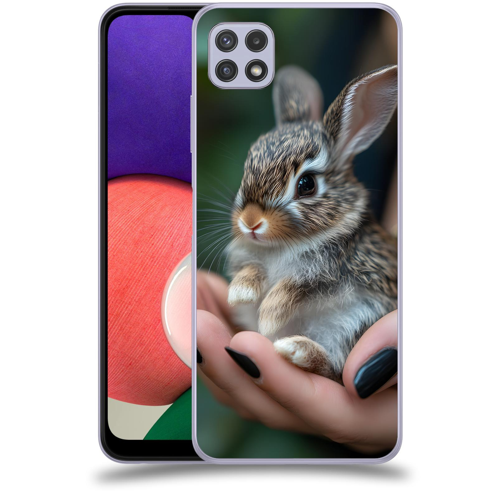 ACOVER Kryt na mobil Samsung Galaxy A22 5G A226B - Králíček