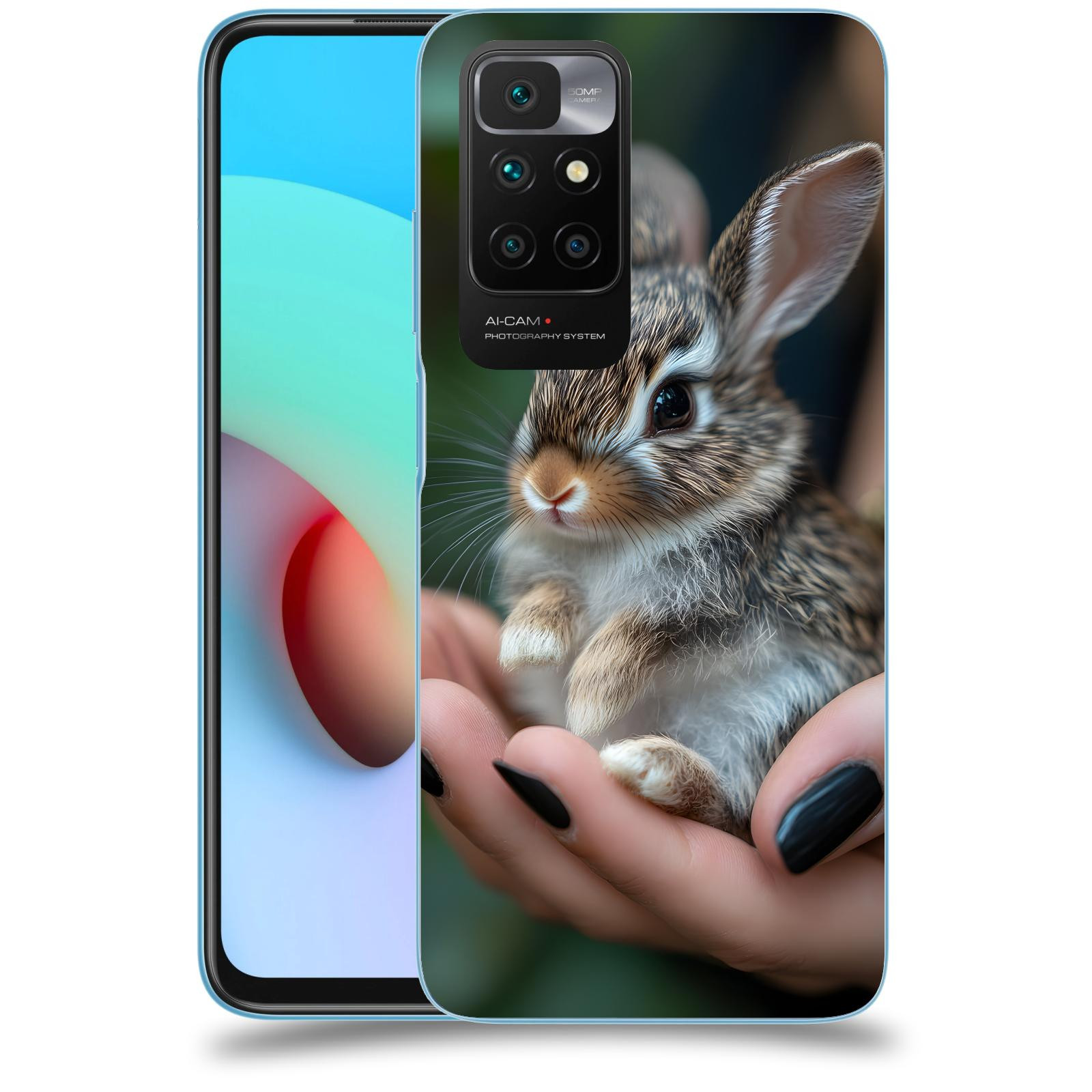 ACOVER Kryt na mobil Xiaomi Redmi 10 - Králíček