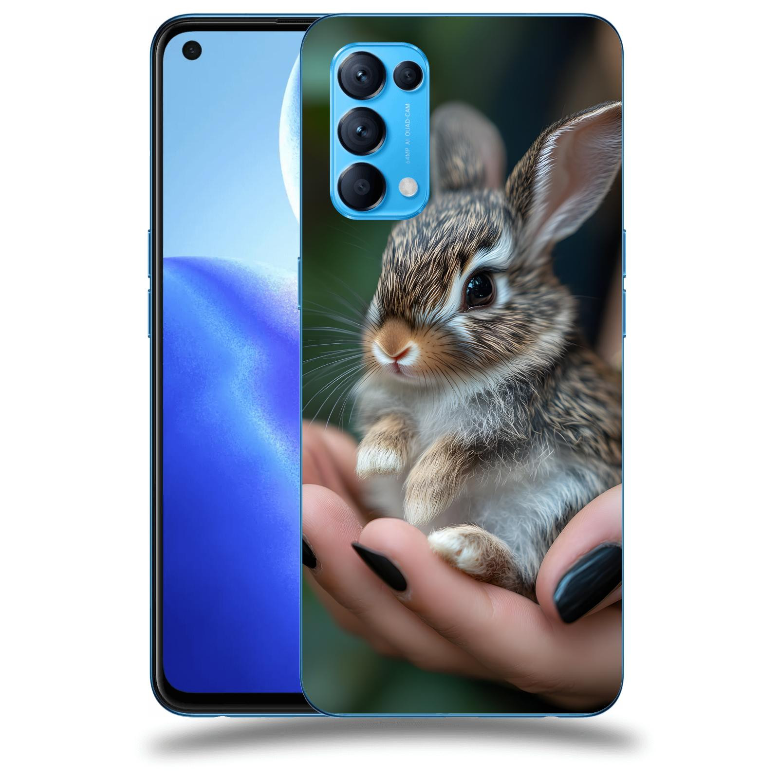 ACOVER Kryt na mobil OPPO Reno 5 5G - Králíček