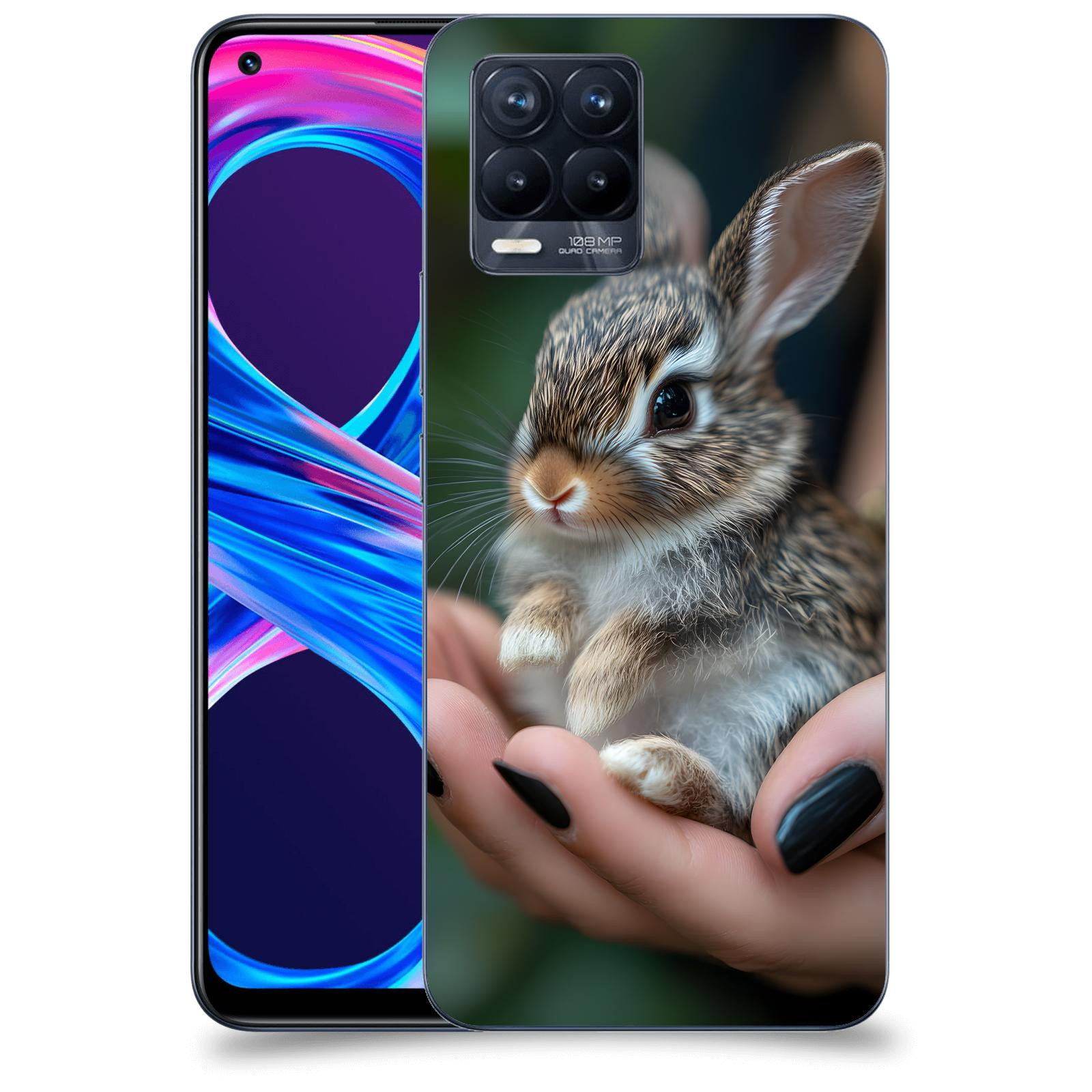 ACOVER Kryt na mobil Realme 8 Pro - Králíček