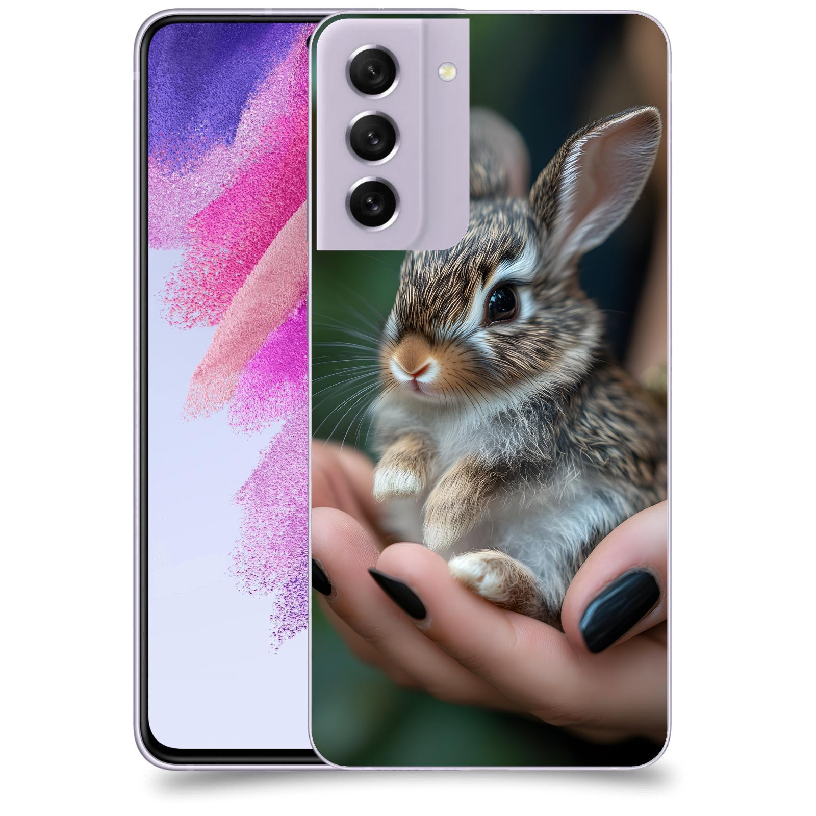 ACOVER Kryt na mobil Samsung Galaxy S21 FE 5G - Králíček