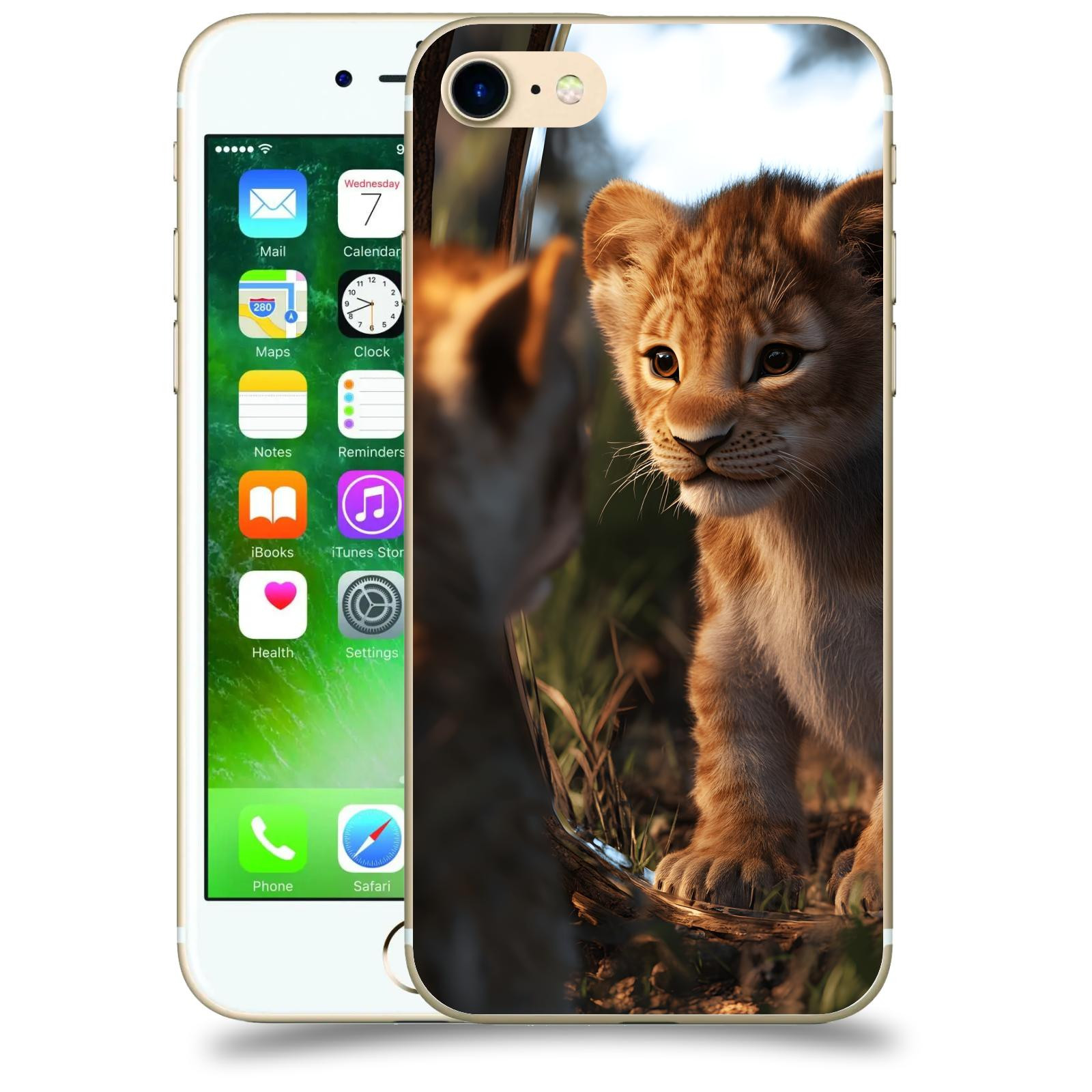 ACOVER Kryt na mobil Apple iPhone 7 - Lvíče