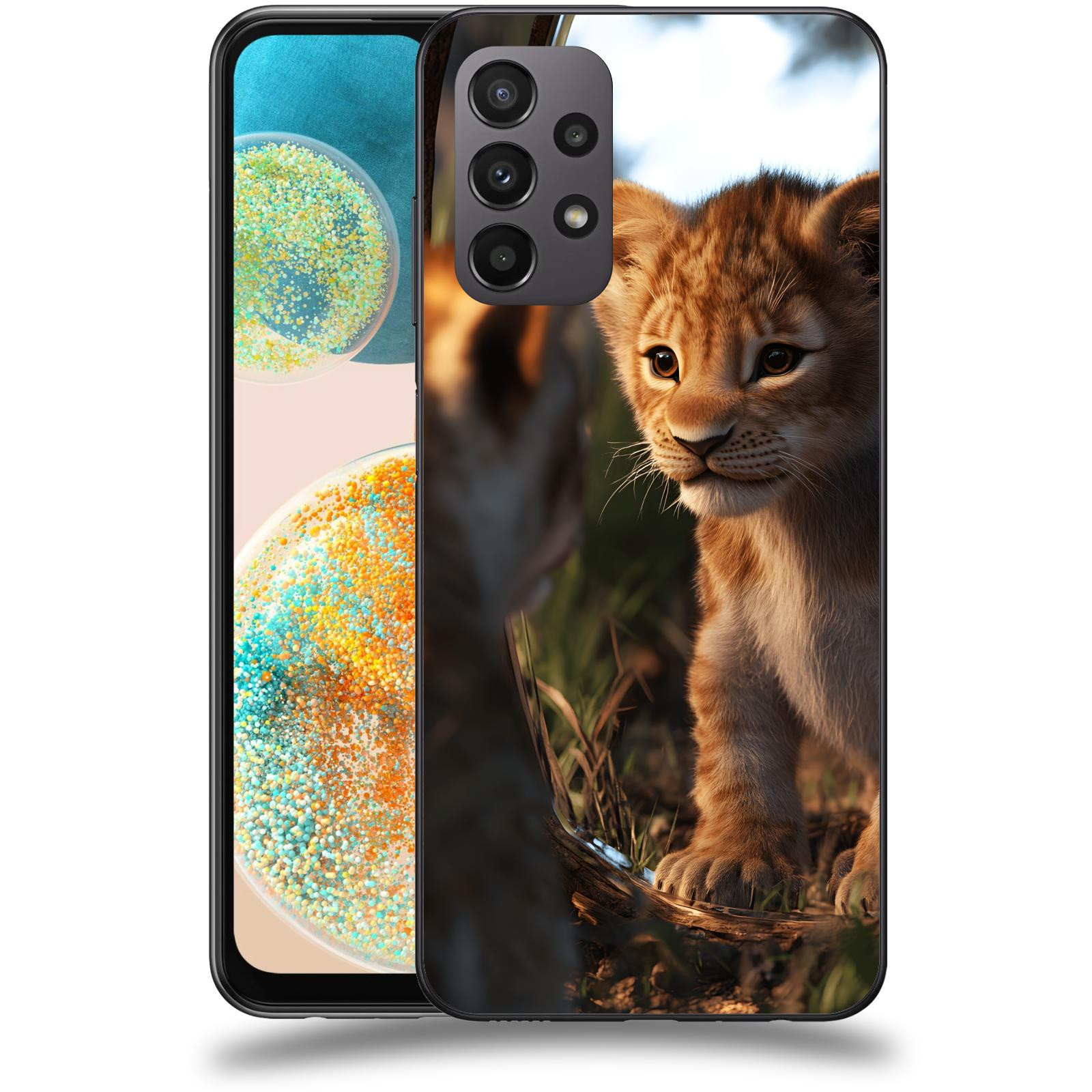ACOVER Kryt na mobil Samsung Galaxy A23 - Lvíče