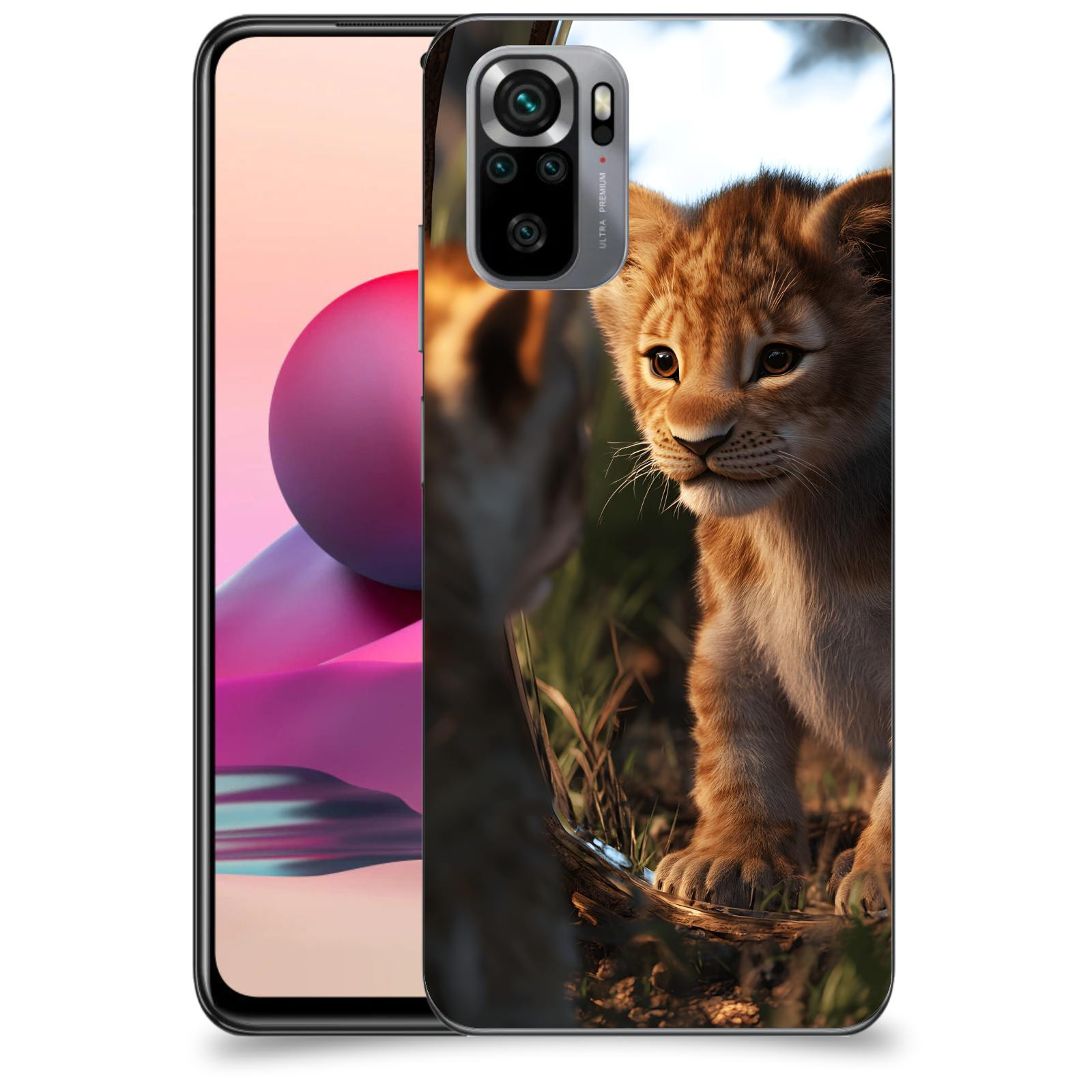 ACOVER Kryt na mobil Xiaomi Redmi Note 10S - Lvíče