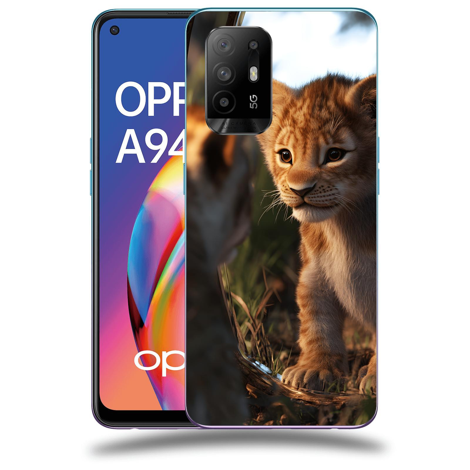 ACOVER Kryt na mobil OPPO A94 5G - Lvíče