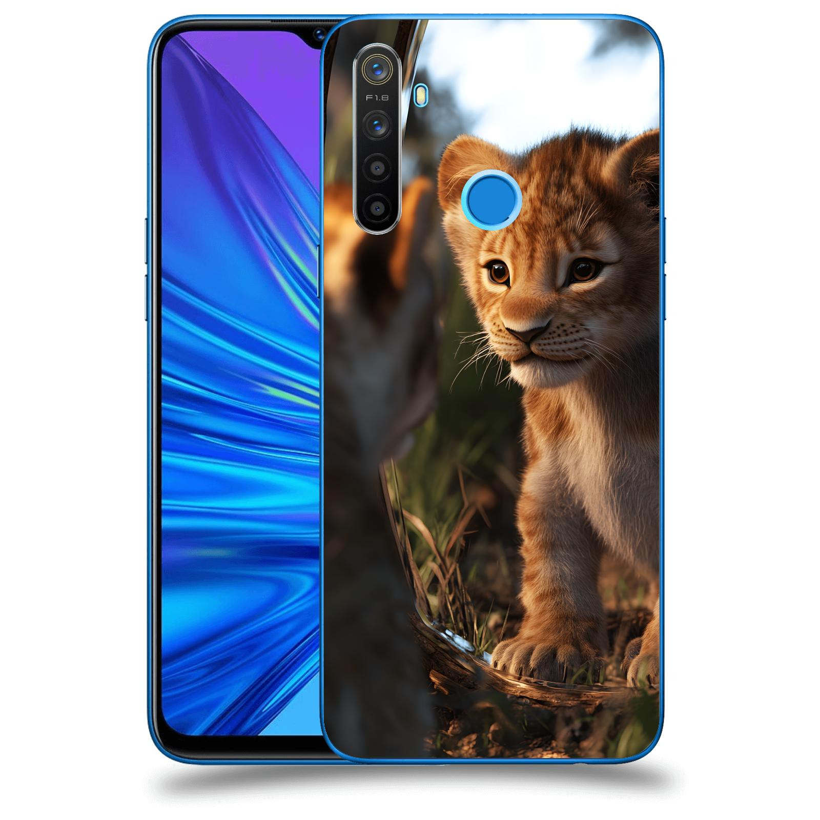 ACOVER Kryt na mobil Realme 5 - Lvíče