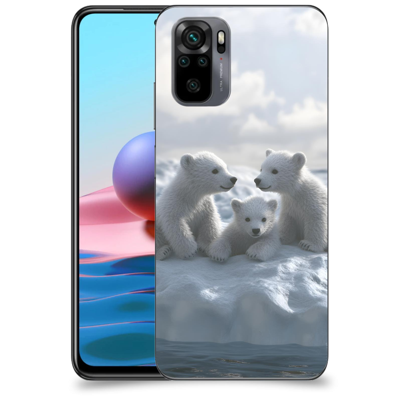 ACOVER Kryt na mobil Xiaomi Redmi Note 10 - Medvíďata