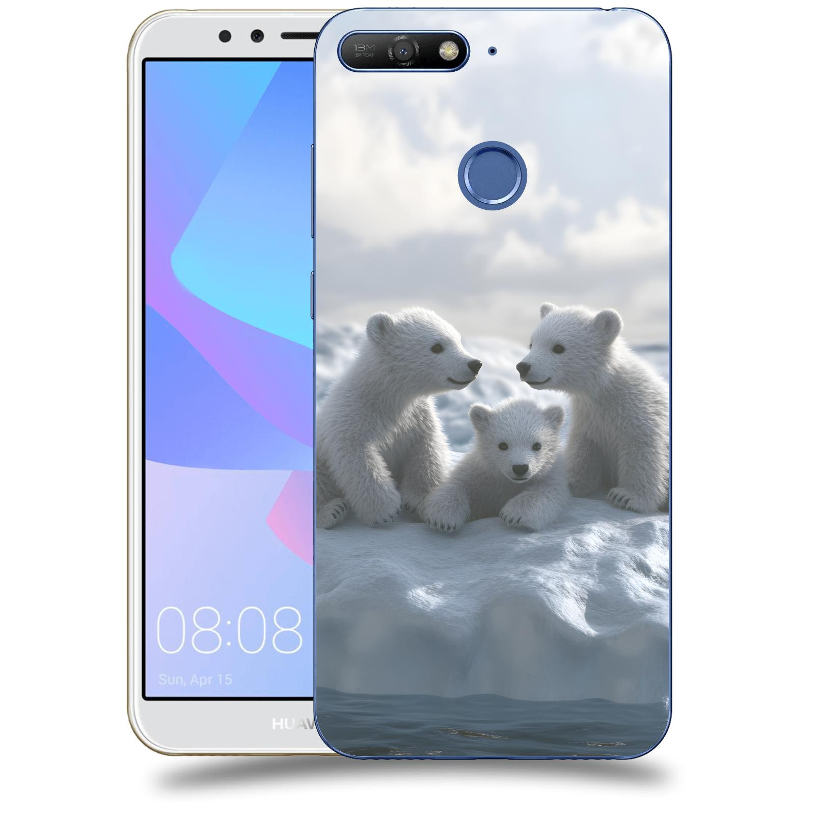 ACOVER Kryt na mobil Huawei Y6 Prime 2018 - Medvíďata