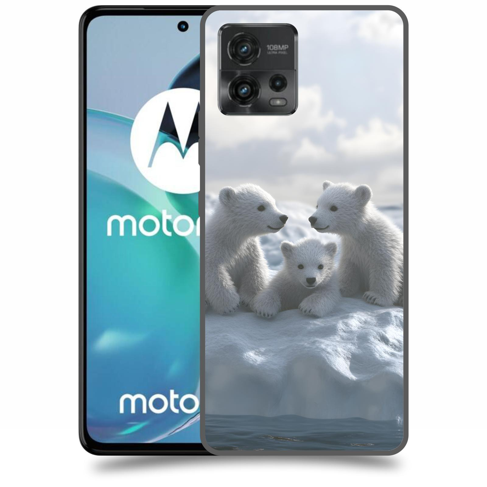 ACOVER Kryt na mobil Motorola Moto G72 - Medvíďata