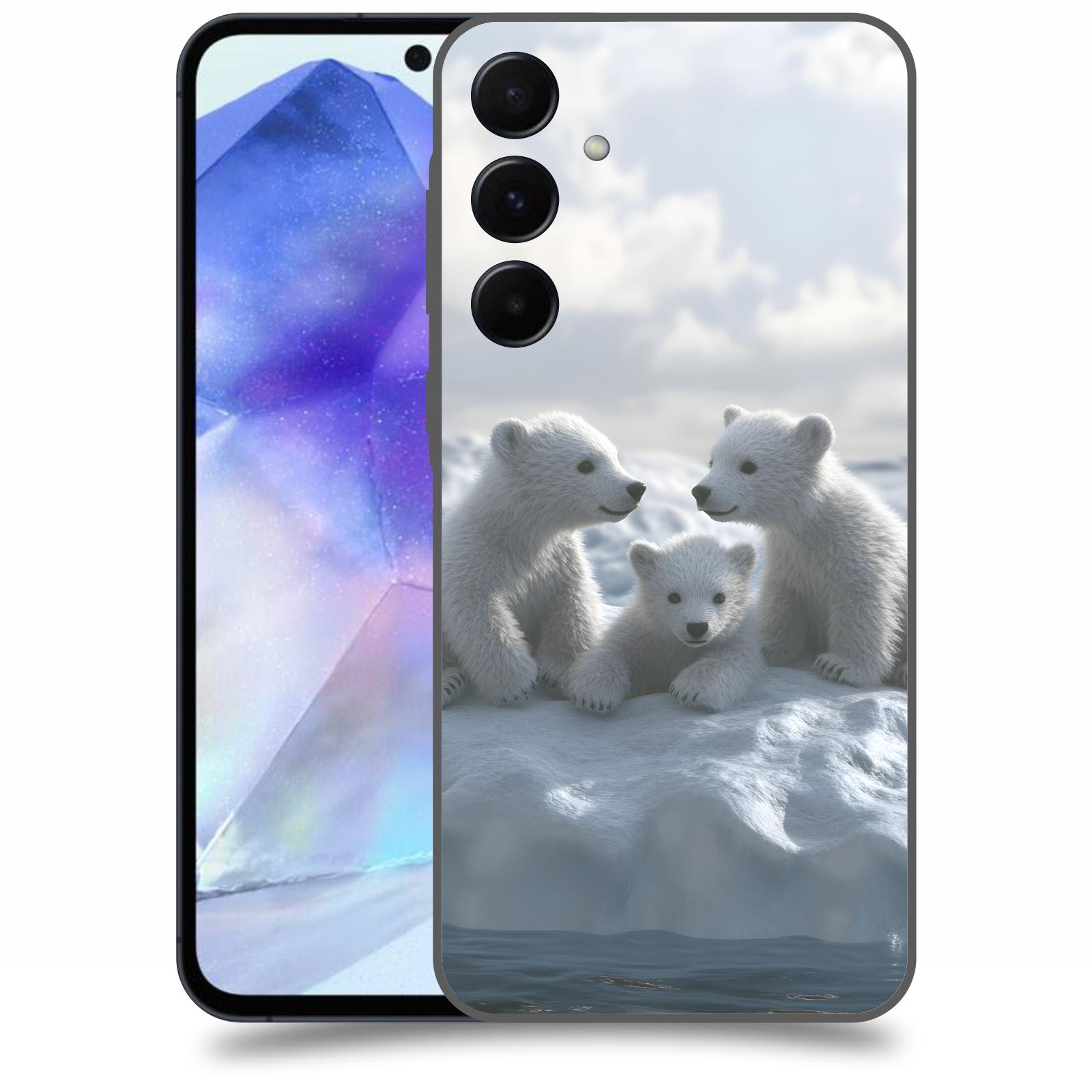 ACOVER Kryt na mobil Samsung Galaxy A55 5G - Medvíďata