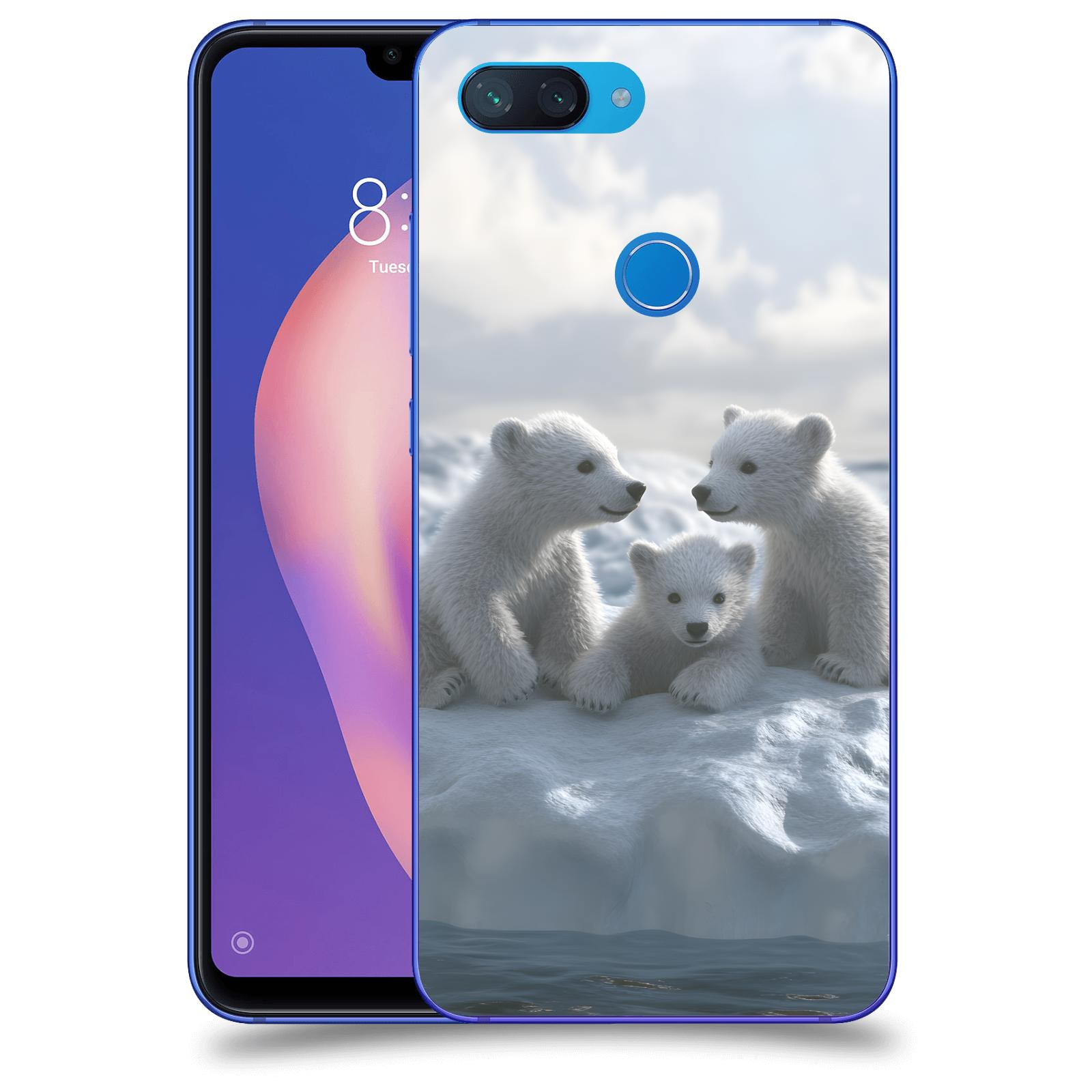 ACOVER Kryt na mobil Xiaomi Mi 8 Lite - Medvíďata