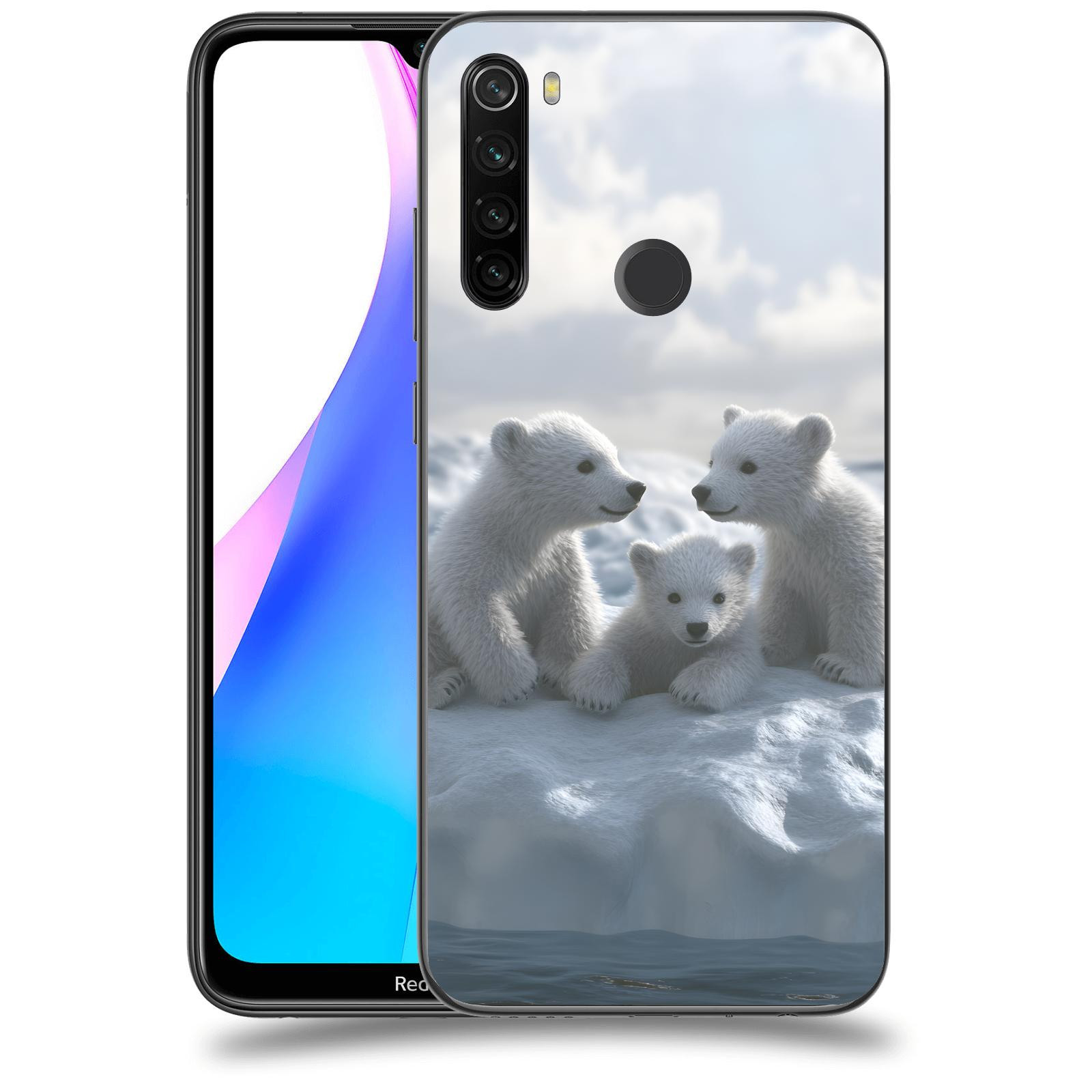 ACOVER Kryt na mobil Xiaomi Redmi Note 8T - Medvíďata