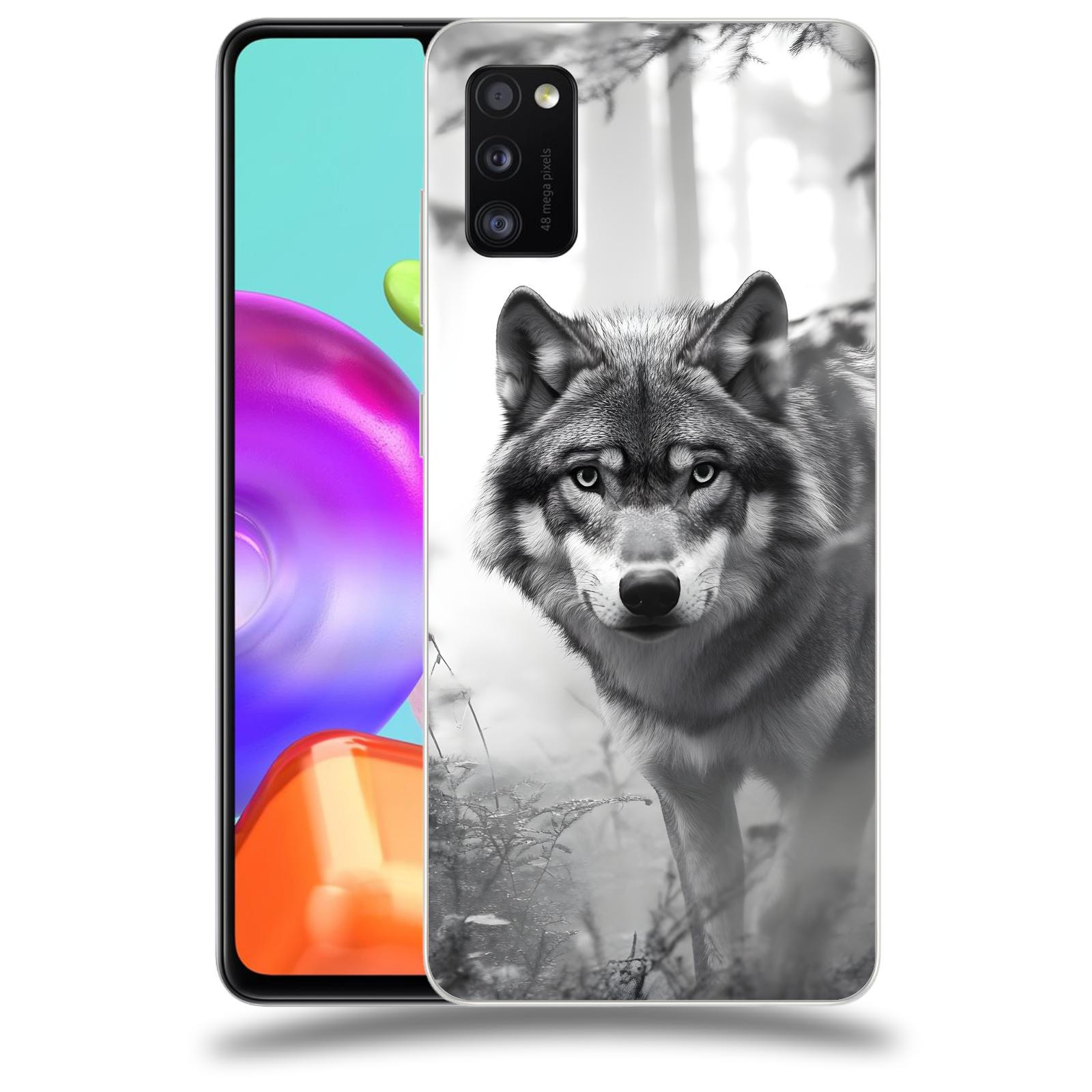 ACOVER Kryt na mobil Samsung Galaxy A41 A415F - Vlk