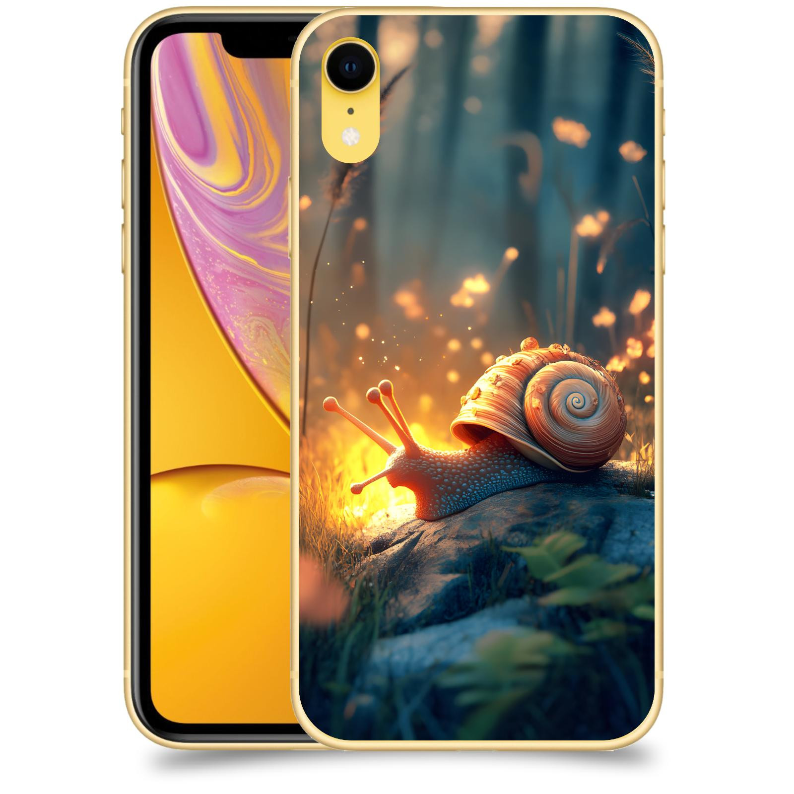 ACOVER Kryt na mobil Apple iPhone XR - Šnek