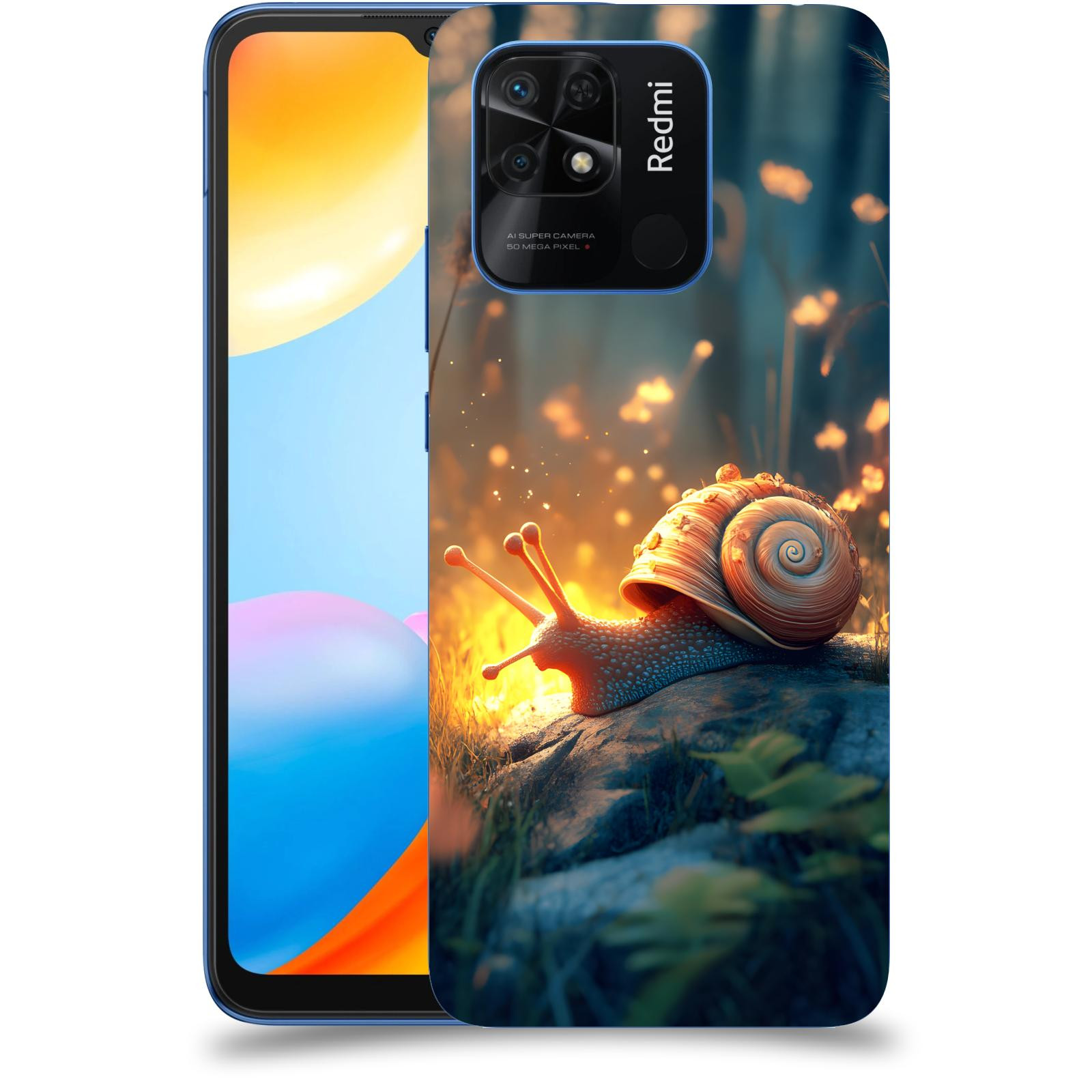 ACOVER Kryt na mobil Xiaomi Redmi 10C - Šnek