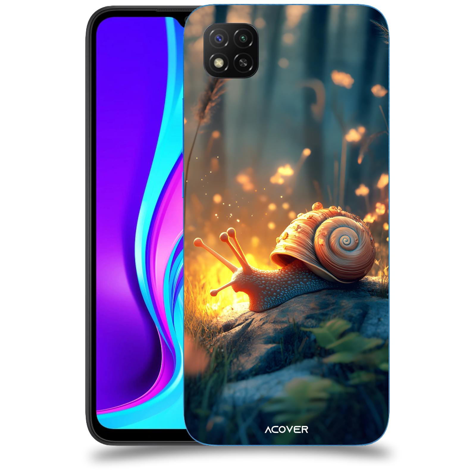 ACOVER Kryt na mobil Xiaomi Redmi 9C - Šnek