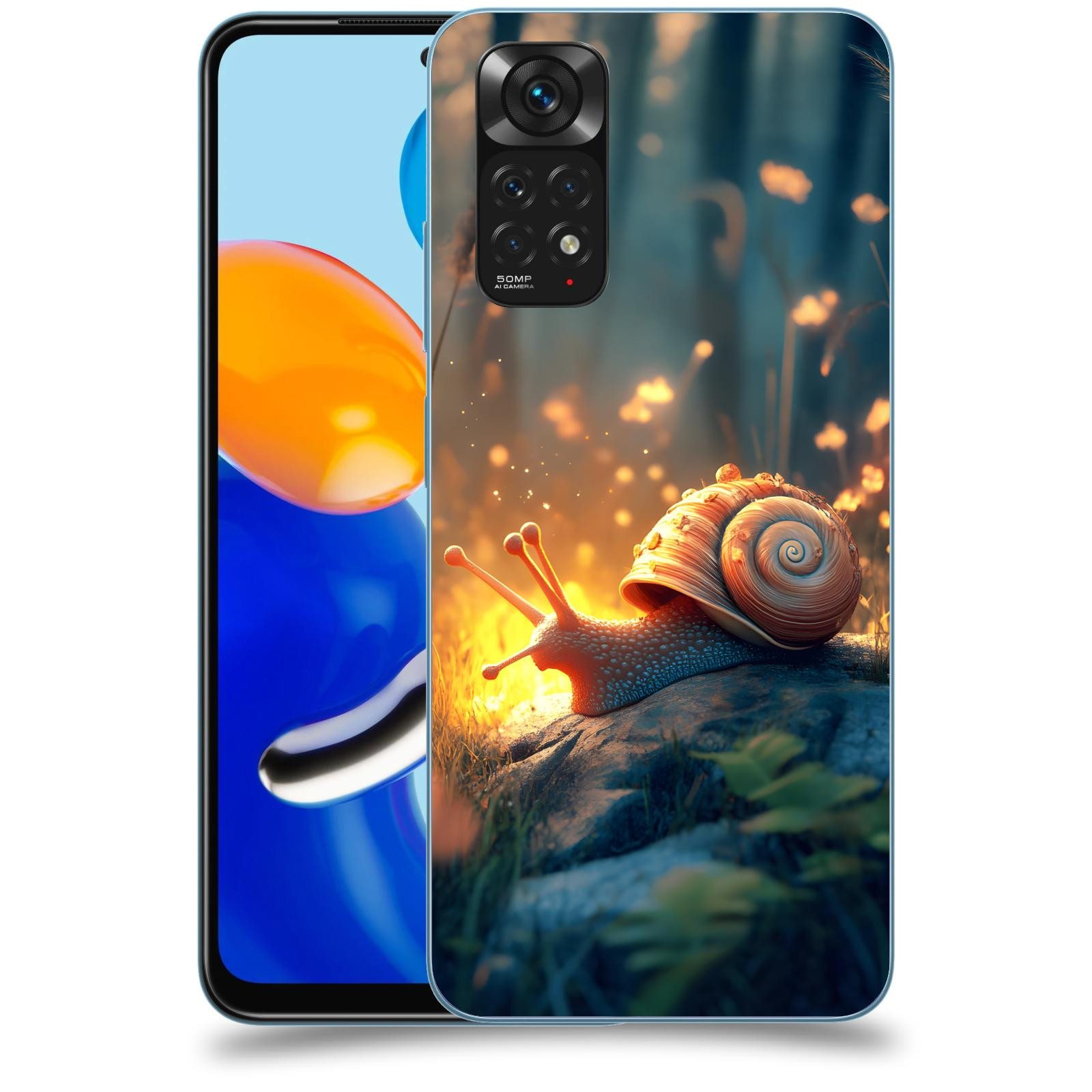 ACOVER Kryt na mobil Xiaomi Redmi Note 11 - Šnek