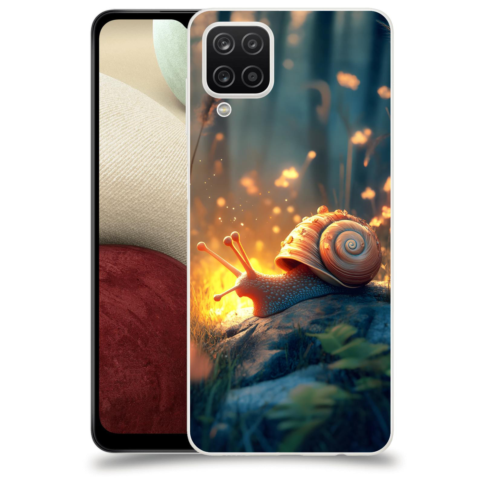 ACOVER Kryt na mobil Samsung Galaxy A12 A125F - Šnek