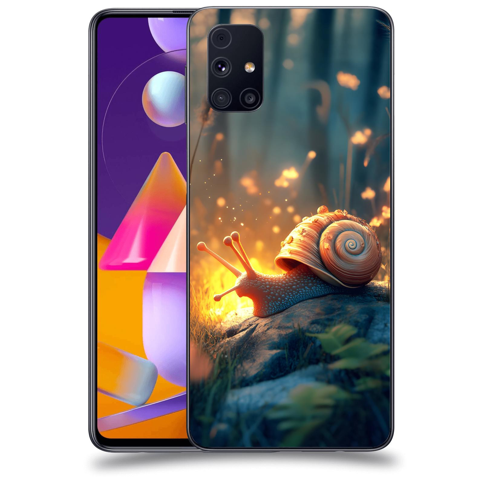 ACOVER Kryt na mobil Samsung Galaxy M31s - Šnek