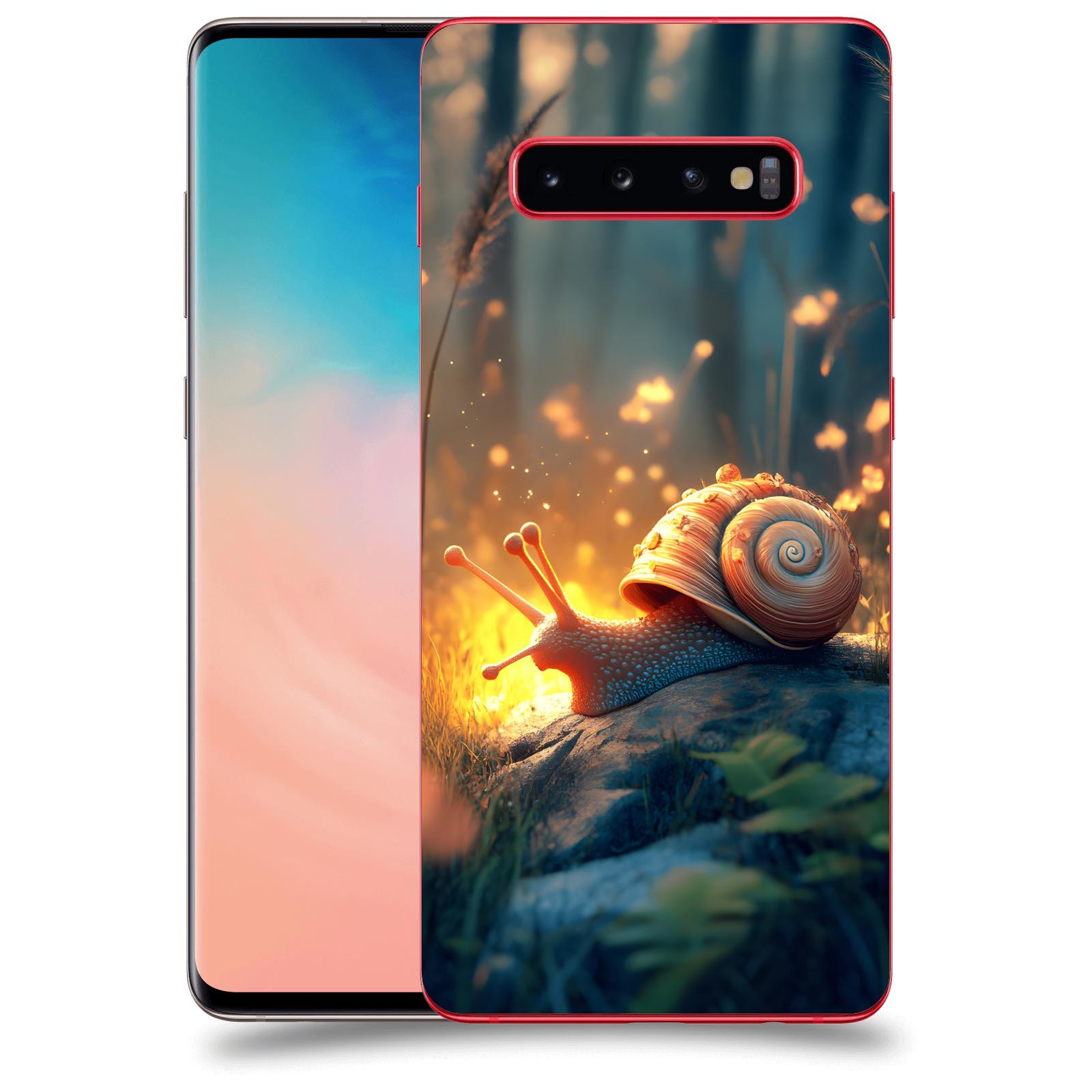 ACOVER Kryt na mobil Samsung Galaxy S10 Plus G975 - Šnek