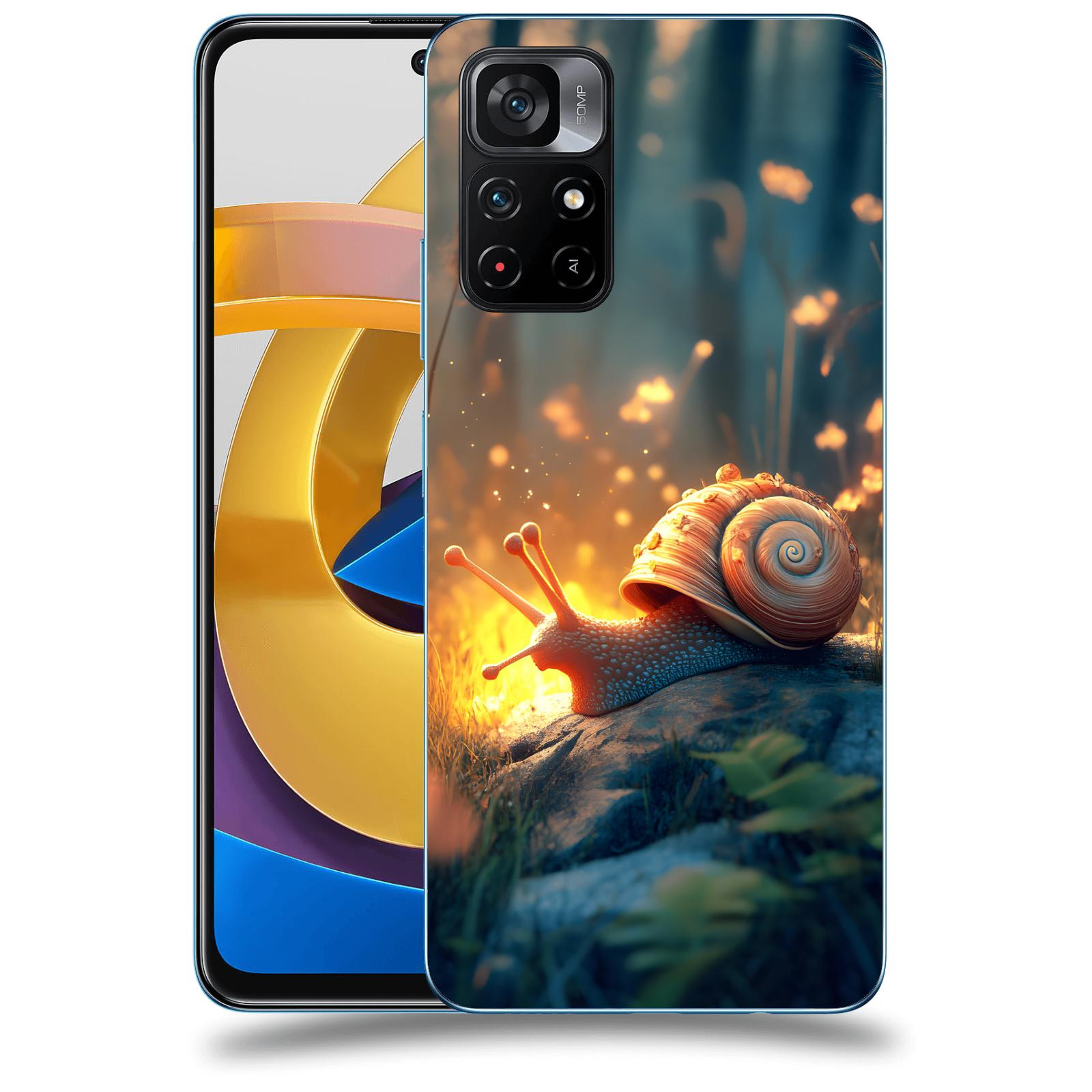 ACOVER Kryt na mobil Xiaomi Poco M4 Pro - Šnek