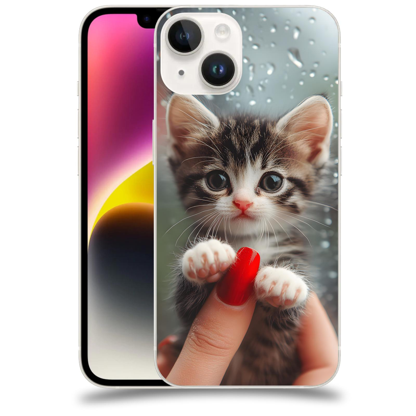 ACOVER Kryt na mobil Apple iPhone 14 - Koťátko 2