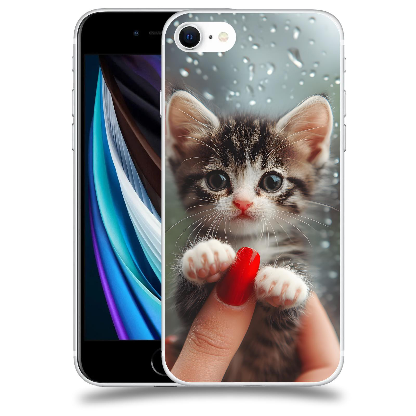 ACOVER Kryt na mobil Apple iPhone SE 2020 - Koťátko 2