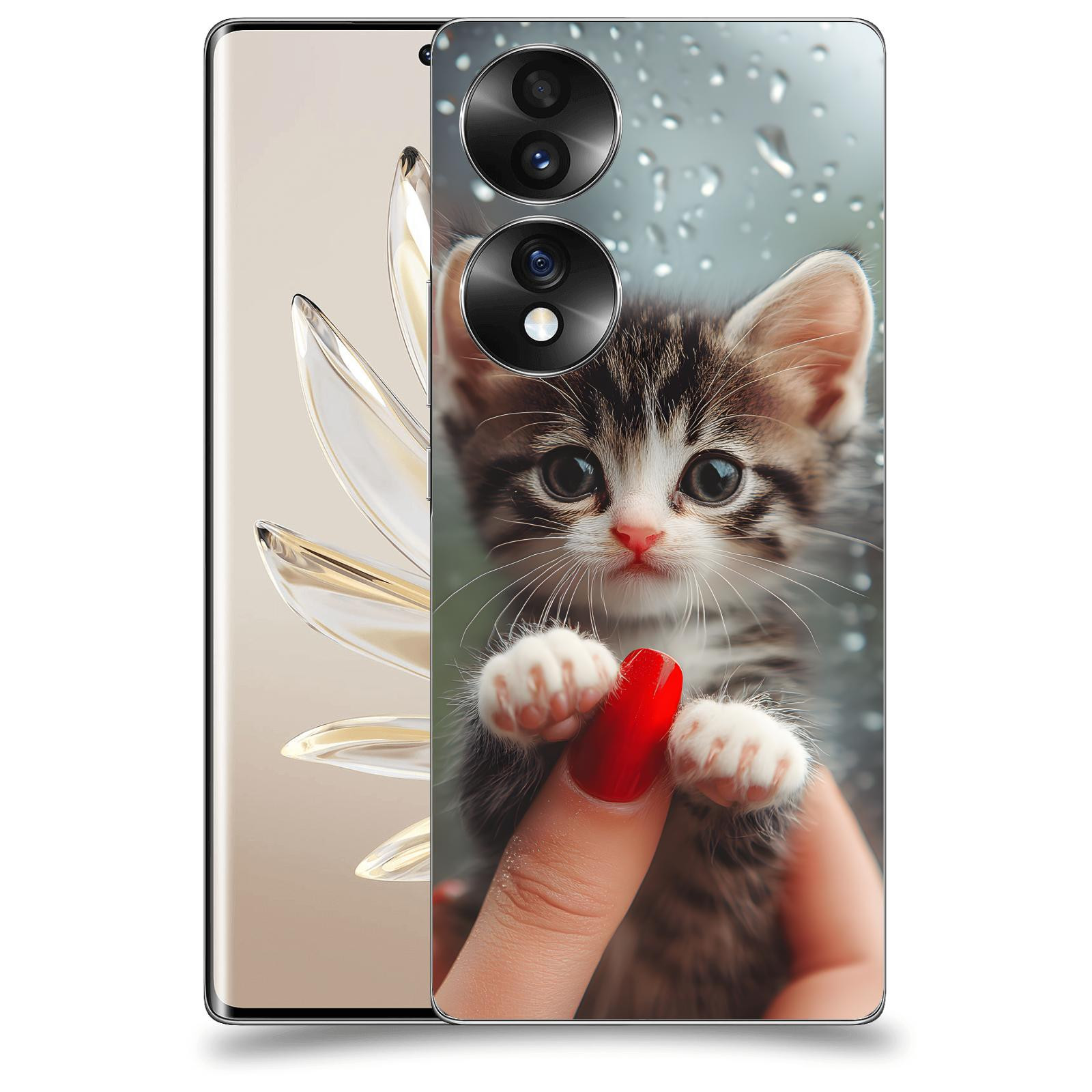 ACOVER Kryt na mobil Honor 70 - Koťátko 2