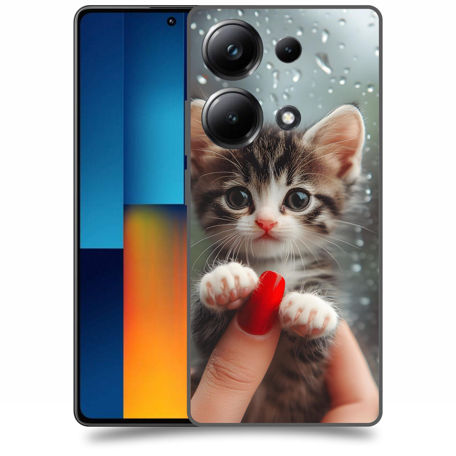 ACOVER Kryt na mobil Poco M6 - Koťátko 2