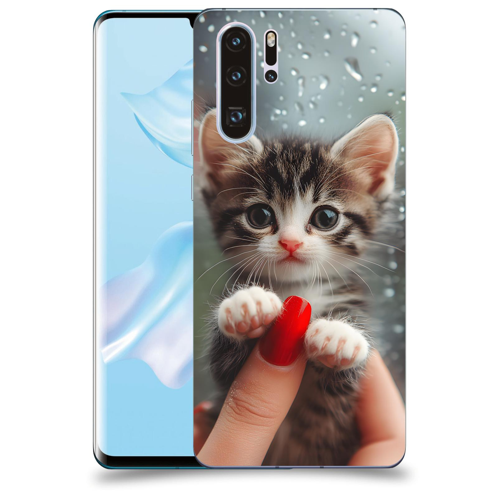 ACOVER Kryt na mobil Huawei P30 - Koťátko 2
