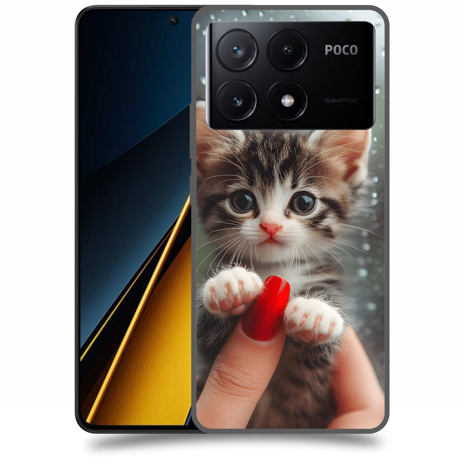 ACOVER Kryt na mobil Poco X6 Pro 5G - Koťátko 2